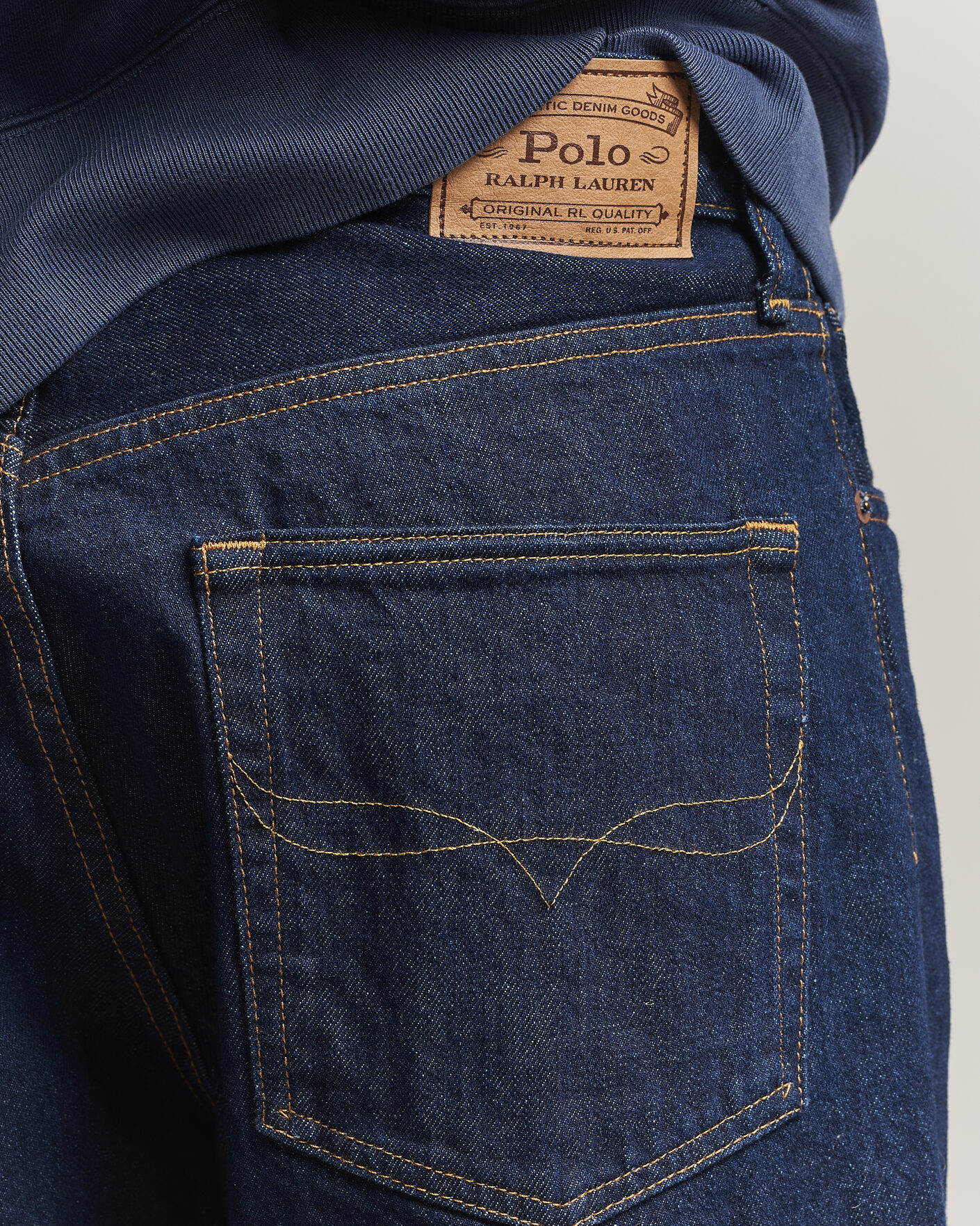 Herre | Bukser | Polo Ralph Lauren | Relaxed Fit Ridgid Denim Jeans Beekman