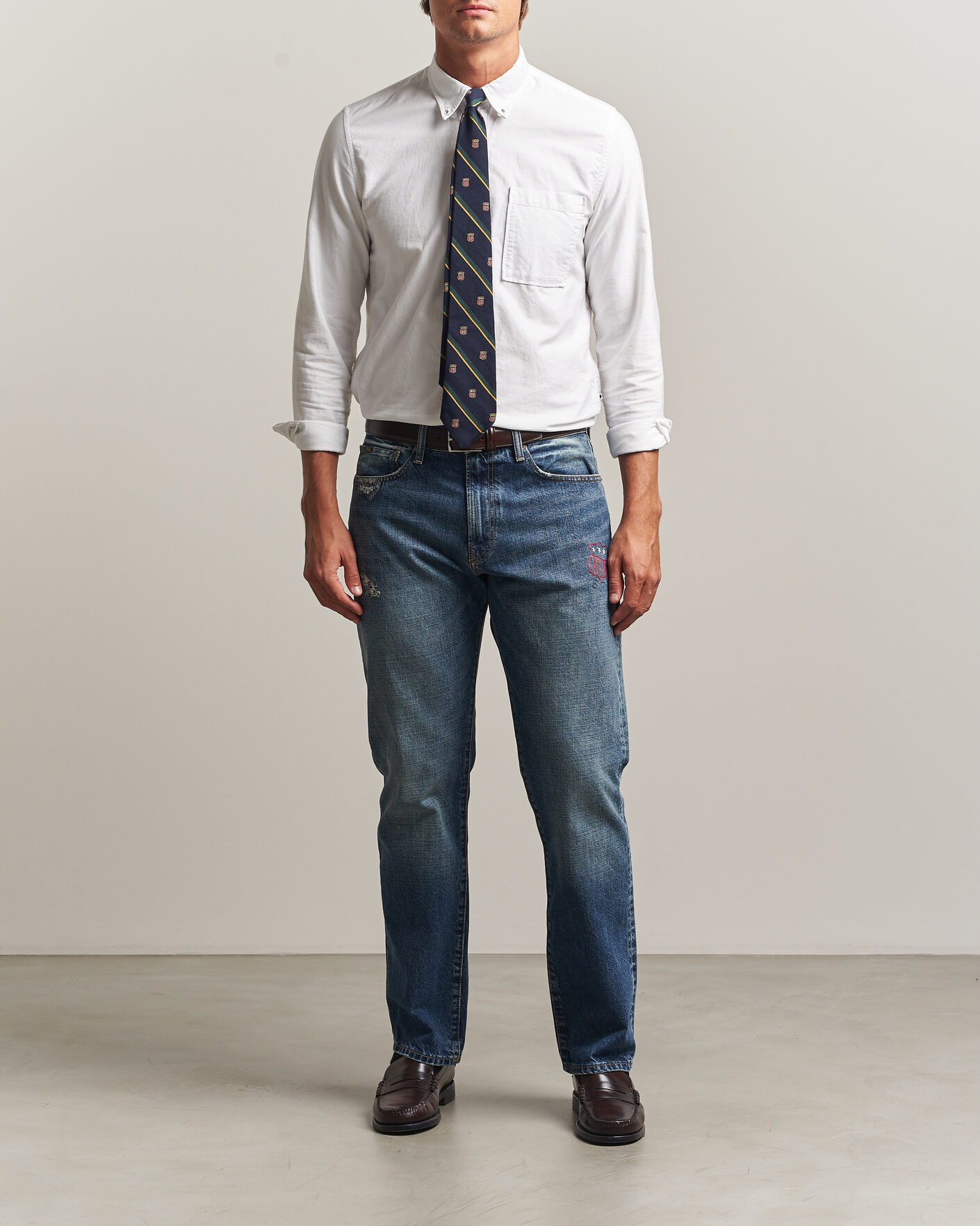Herre | Jeans | Polo Ralph Lauren | Straight Fit Rigid Denim Jeans Rhinebeck