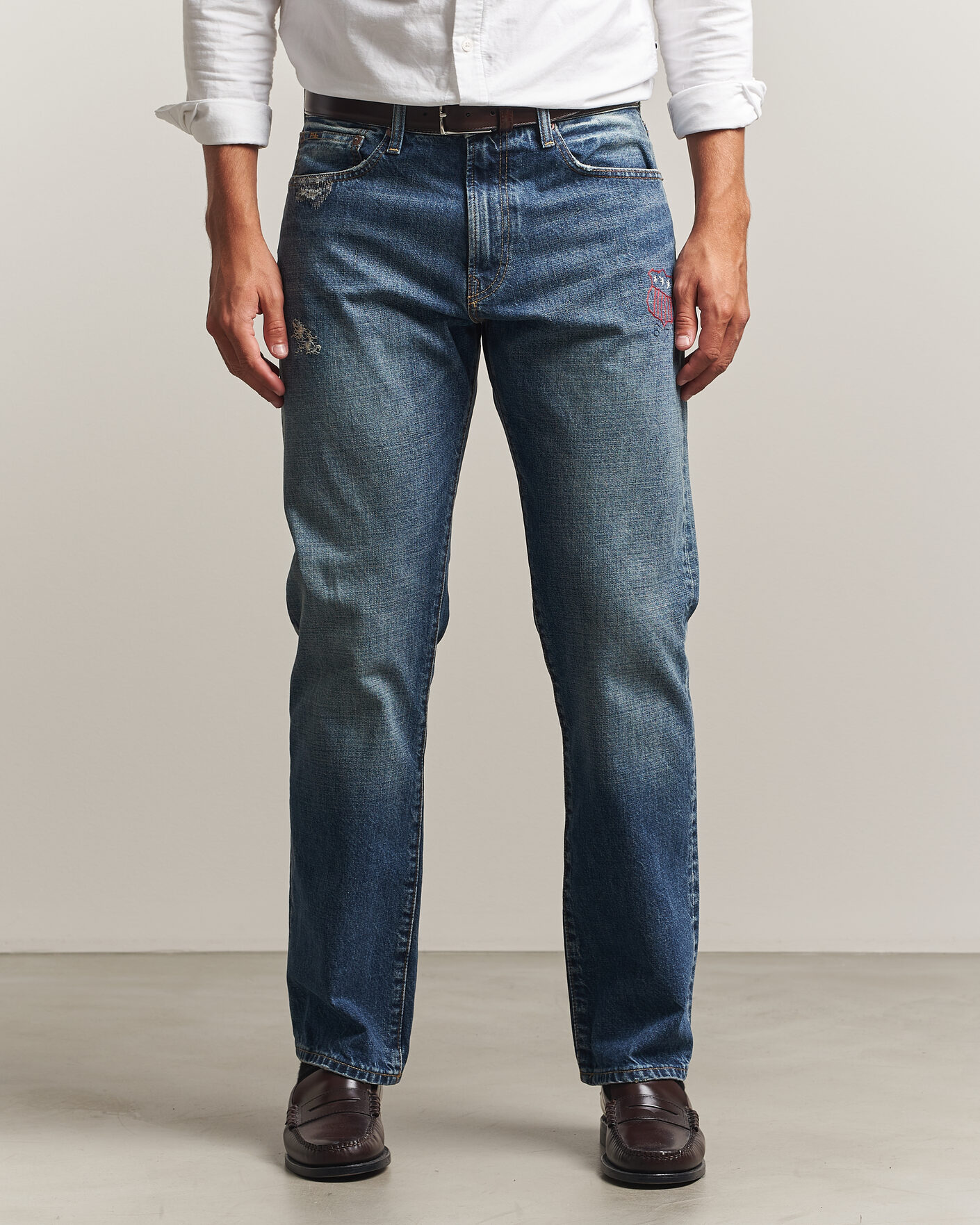 Herre | Jeans | Polo Ralph Lauren | Straight Fit Rigid Denim Jeans Rhinebeck