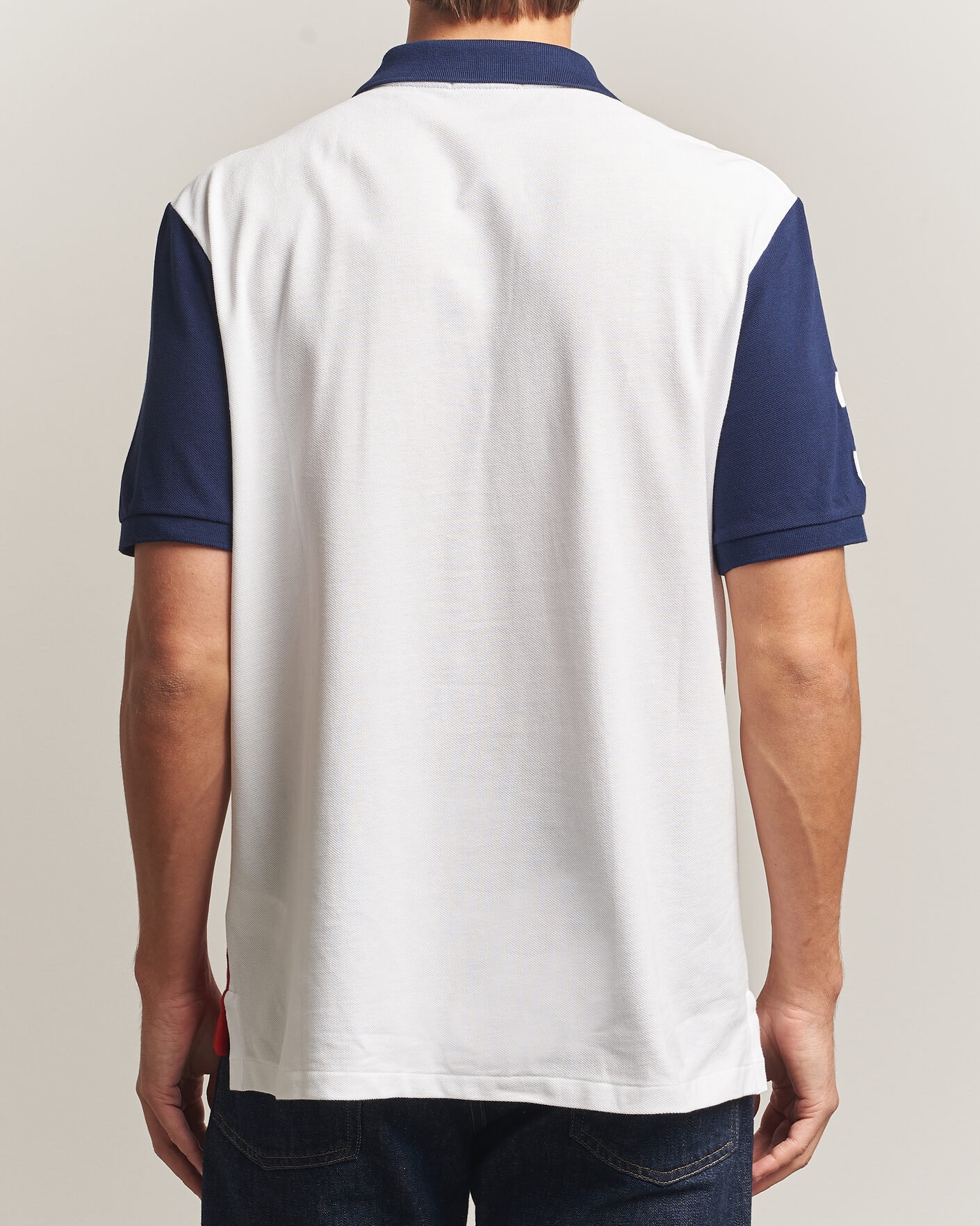 Herre | Pikéer | Polo Ralph Lauren | Classic Fit Diagonal Stripe Polo White