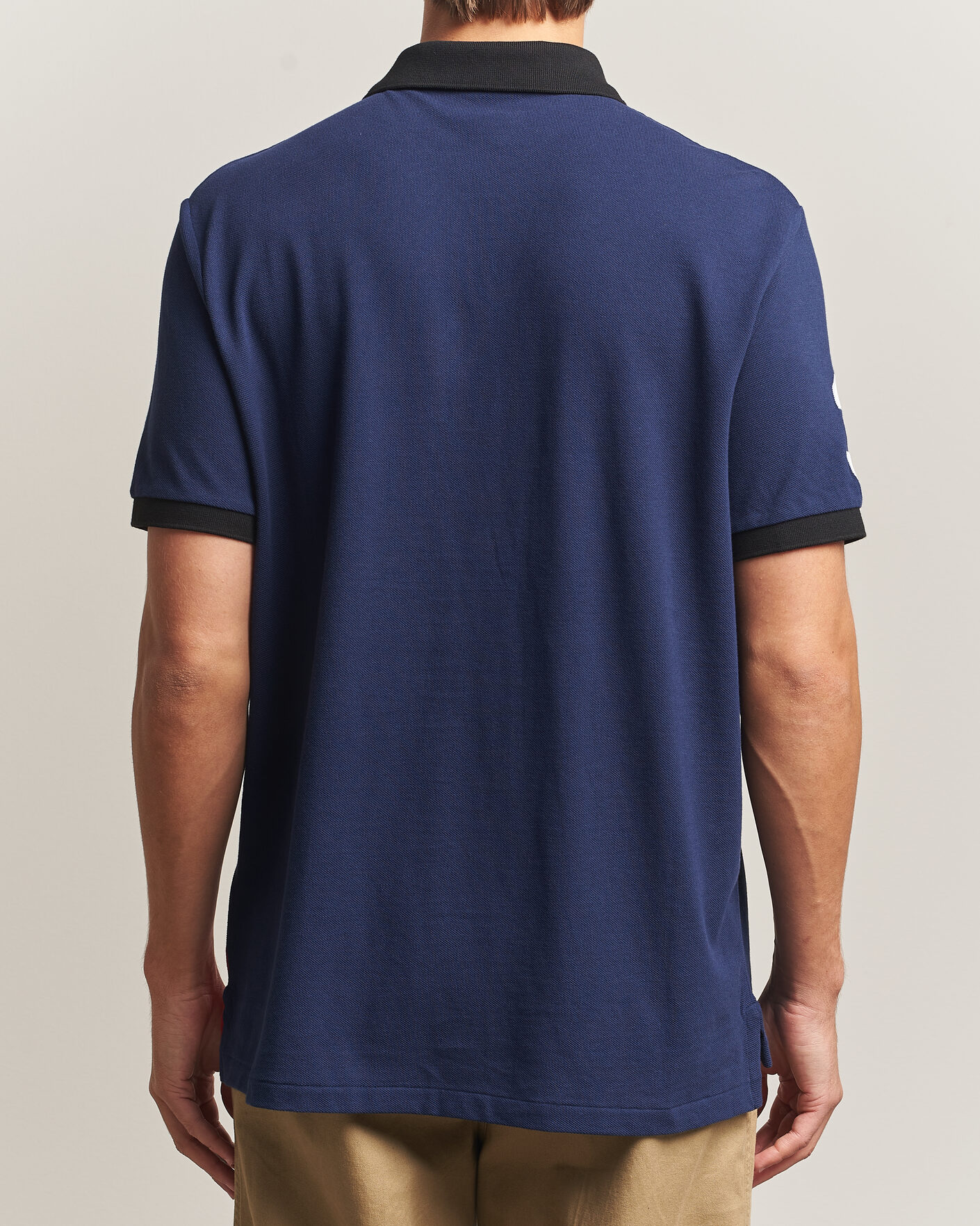 Herre | Pikéer | Polo Ralph Lauren | Classic Fit Diagonal Stripe Polo Newport Navy