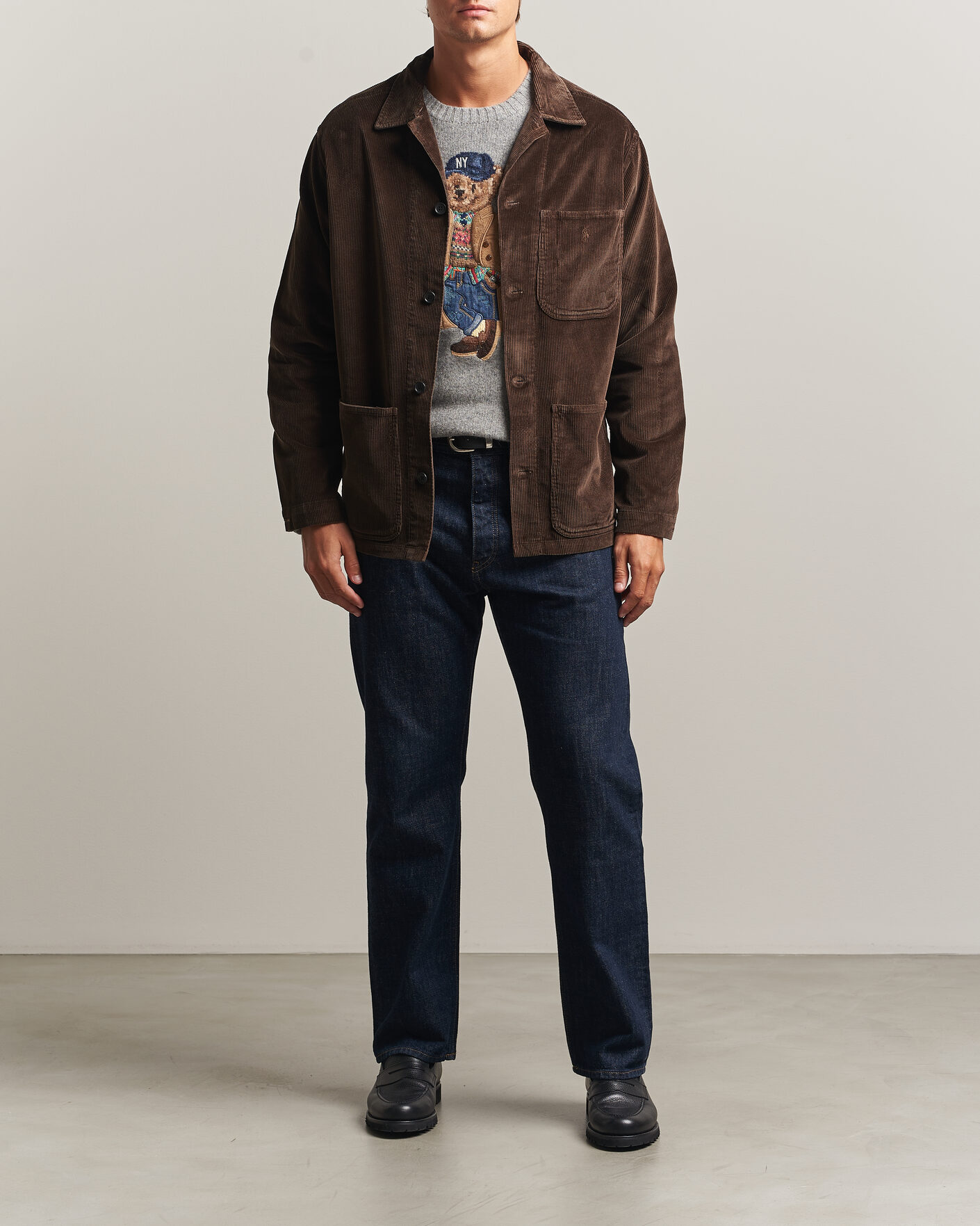 Herre | Skjorter | Polo Ralph Lauren | Corduroy Overshirt Nutmeg Brown
