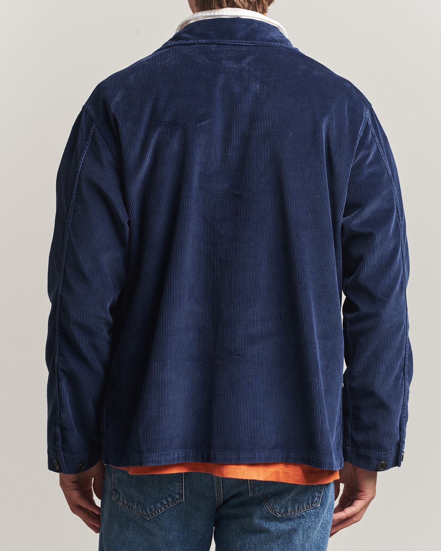Herre | Skjorter | Polo Ralph Lauren | Corduroy Overshirt Newport Navy