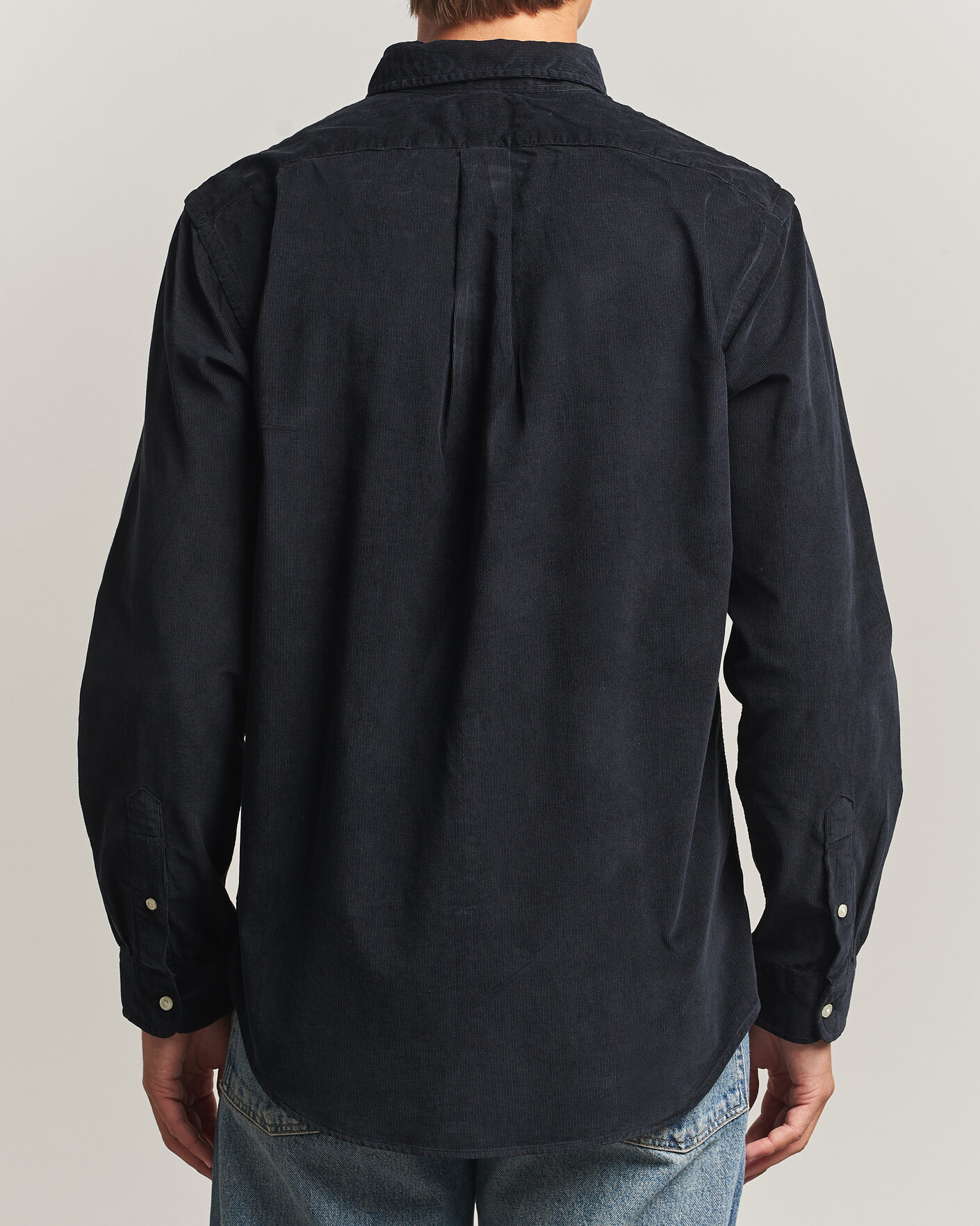 Herre | Skjorter | Polo Ralph Lauren | Custom Fit BD Corduroy Shirt Polo Black