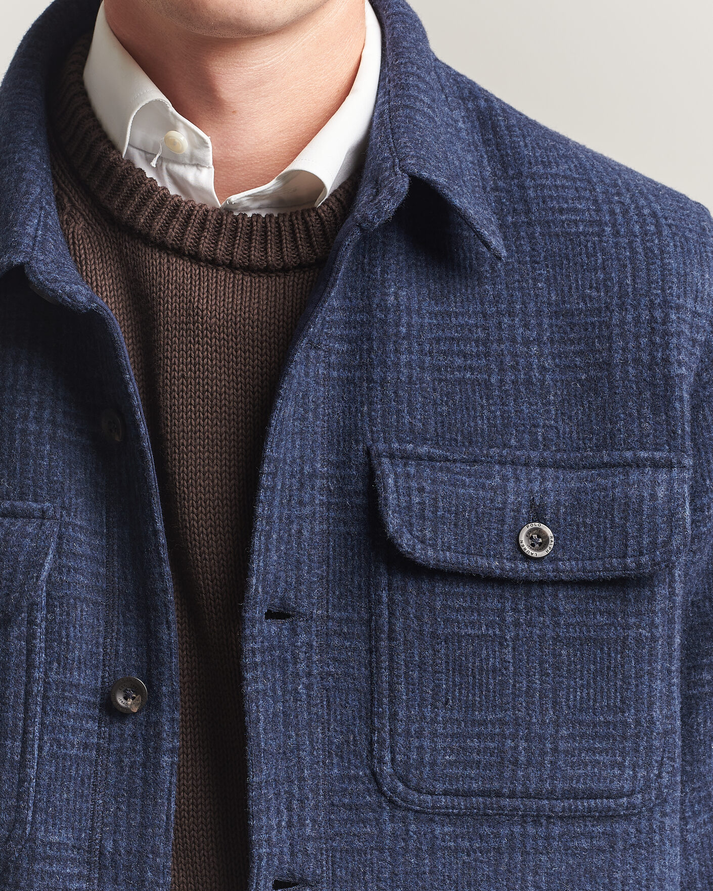 Herre | Skjorter | Polo Ralph Lauren | Hudson Brushed Shirt Navy