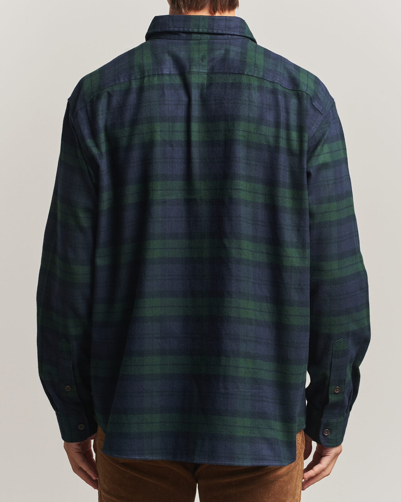 Herre | Skjorter | Polo Ralph Lauren | Classic Fit Shaggy Flannel Shirt Navy Forest