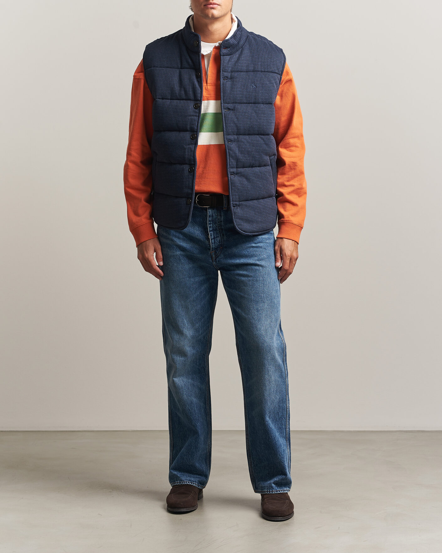 Herre | Gensere | Polo Ralph Lauren | Double Knitted Jaquard Vest Navy