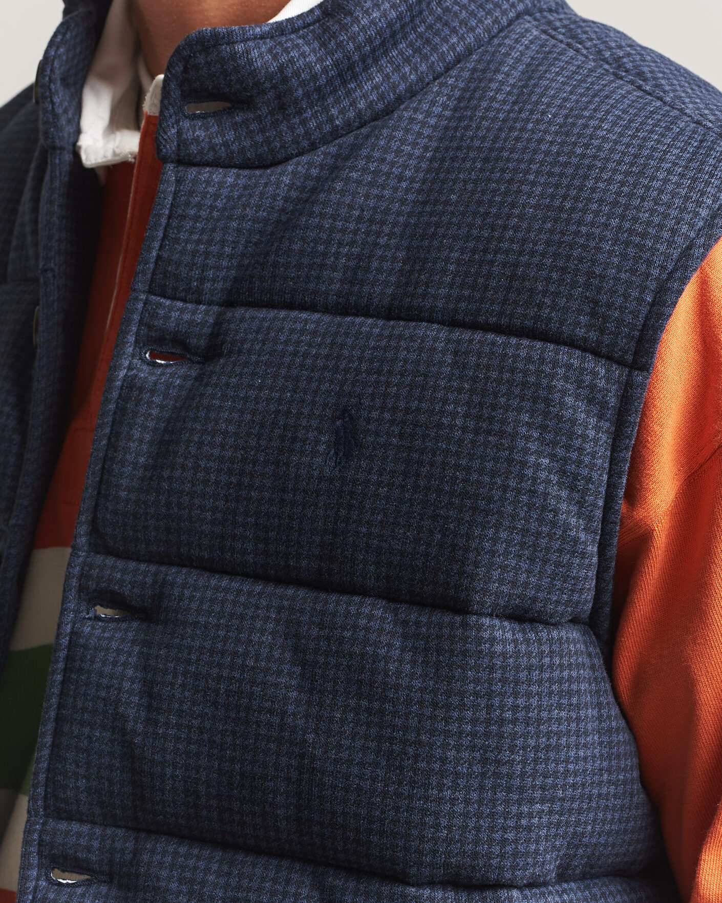 Herre | Gensere | Polo Ralph Lauren | Double Knitted Jaquard Vest Navy