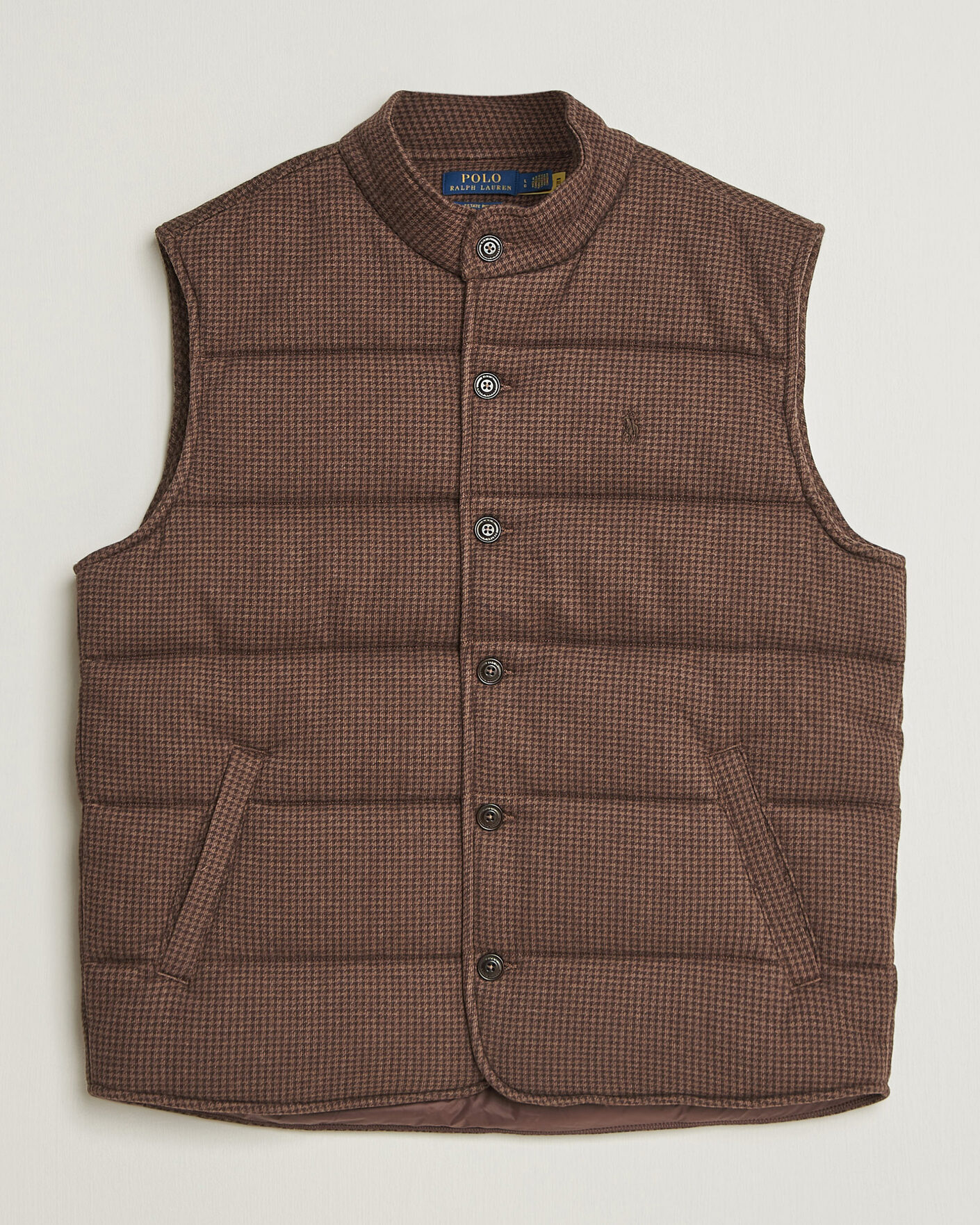 Herre | Gensere | Polo Ralph Lauren | Double Knitted Jaquard Vest Nutmeg Brown