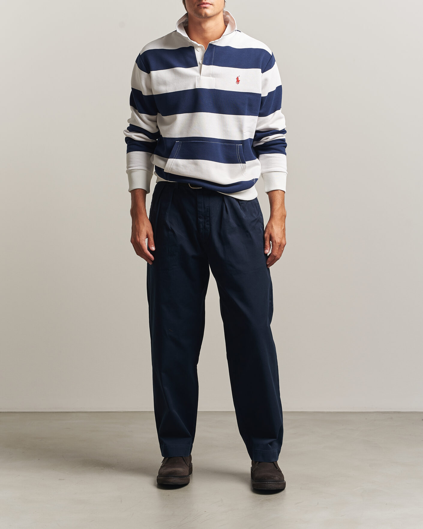 Herre | Gensere | Polo Ralph Lauren | Rugby Shirt Newport Navy/White