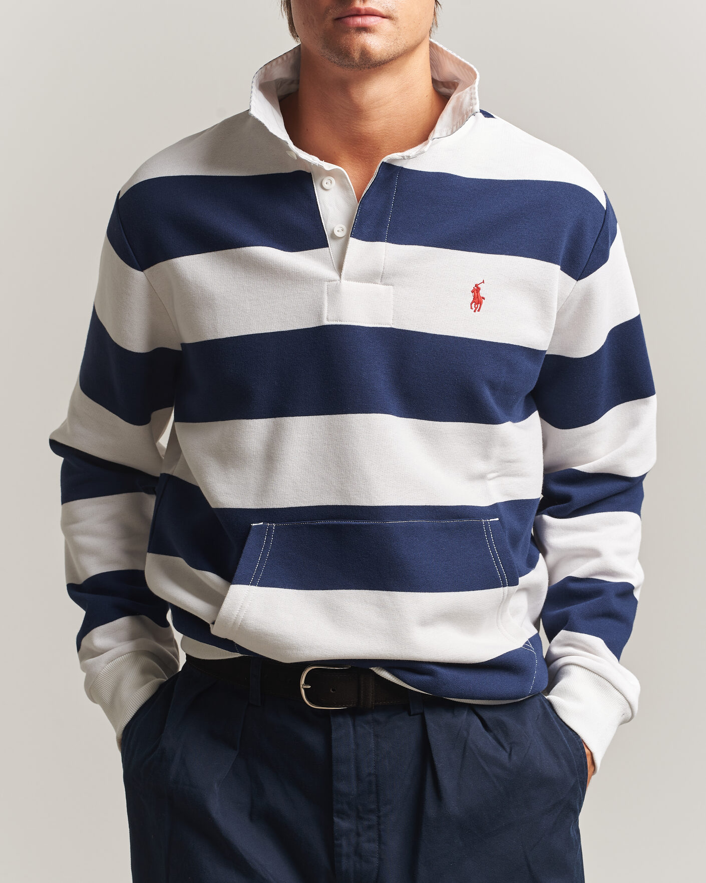 Herre | Gensere | Polo Ralph Lauren | Rugby Shirt Newport Navy/White