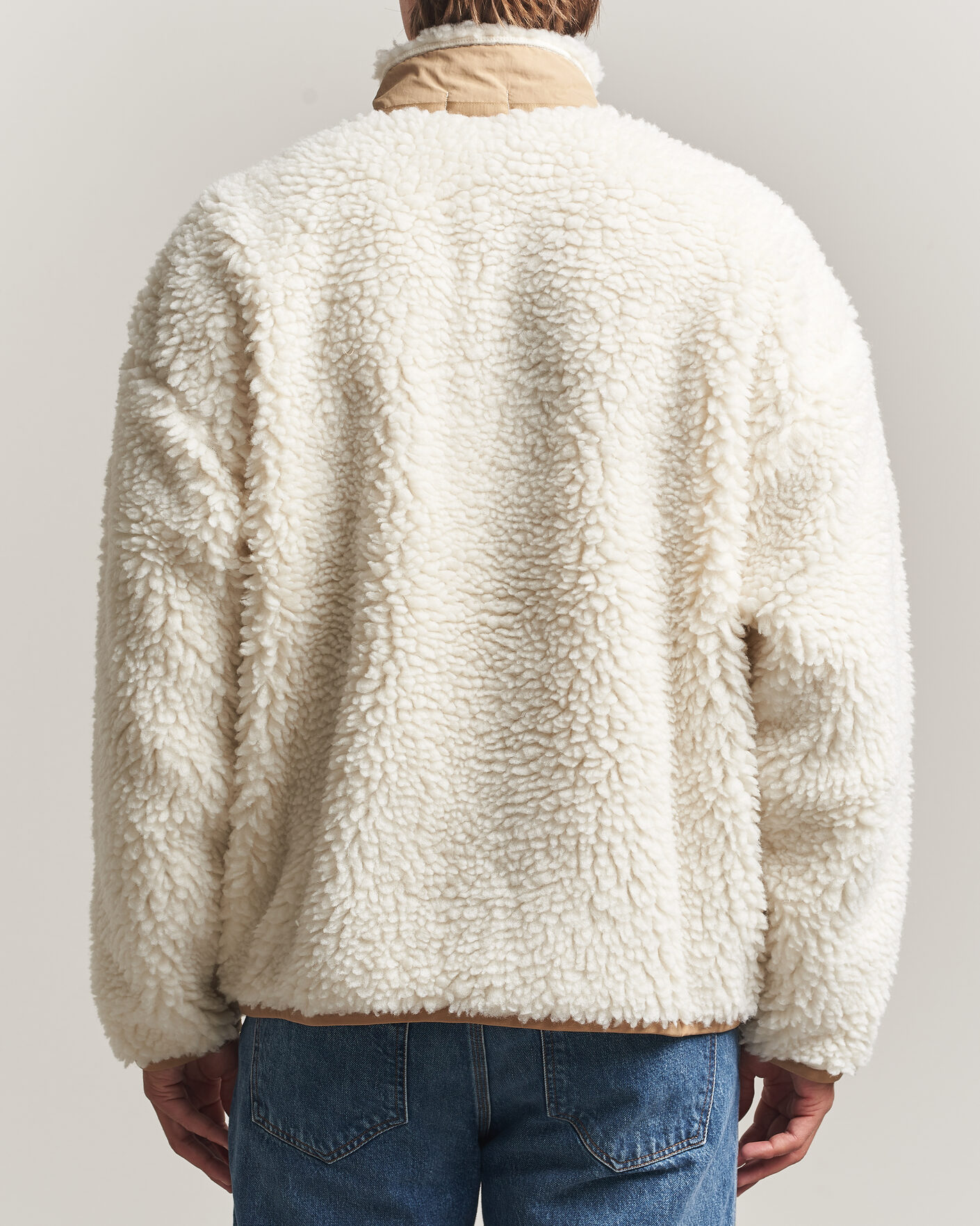 Herre | Gensere | Polo Ralph Lauren | Shaggy Hi Pile Full Zip Clubhouse Cream