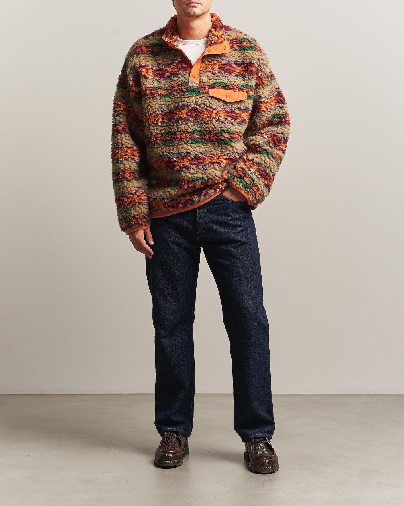 Herre | Gensere | Polo Ralph Lauren | Shaggy Hi Pile Red Rock Fairisle