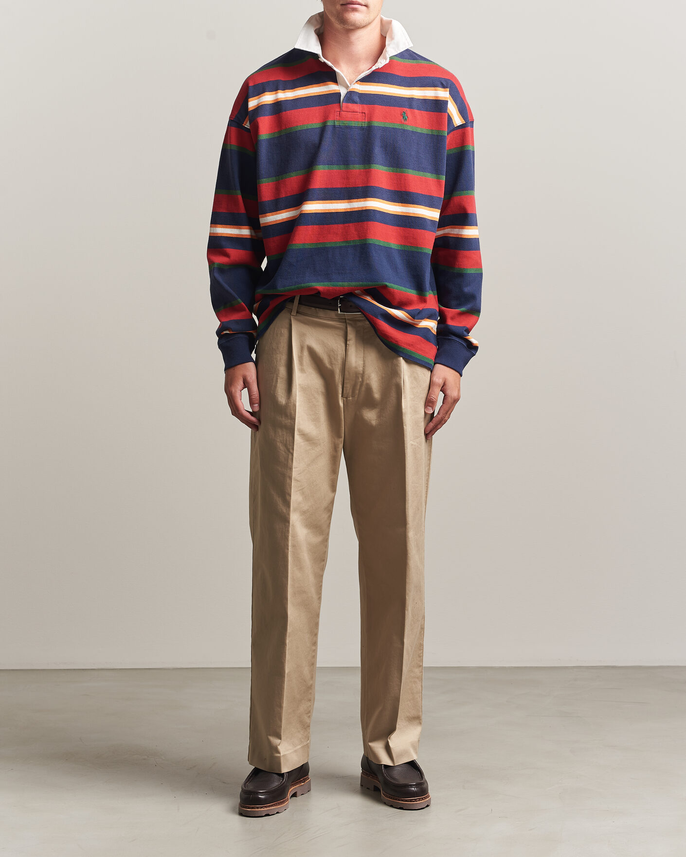 Herre | Gensere | Polo Ralph Lauren | Knitted Rugby Pullover Newport Navy Multi