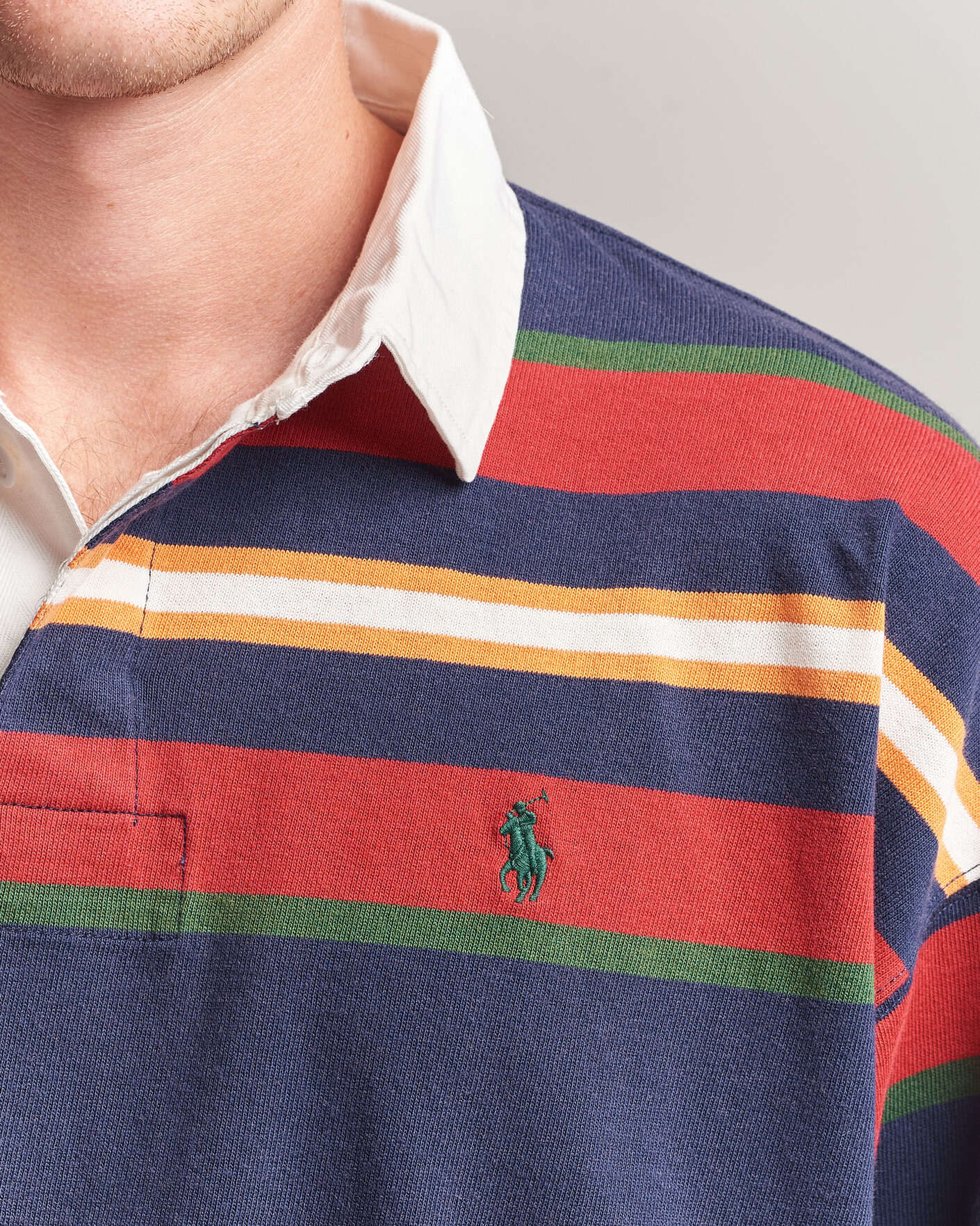 Herre | Gensere | Polo Ralph Lauren | Knitted Rugby Pullover Newport Navy Multi