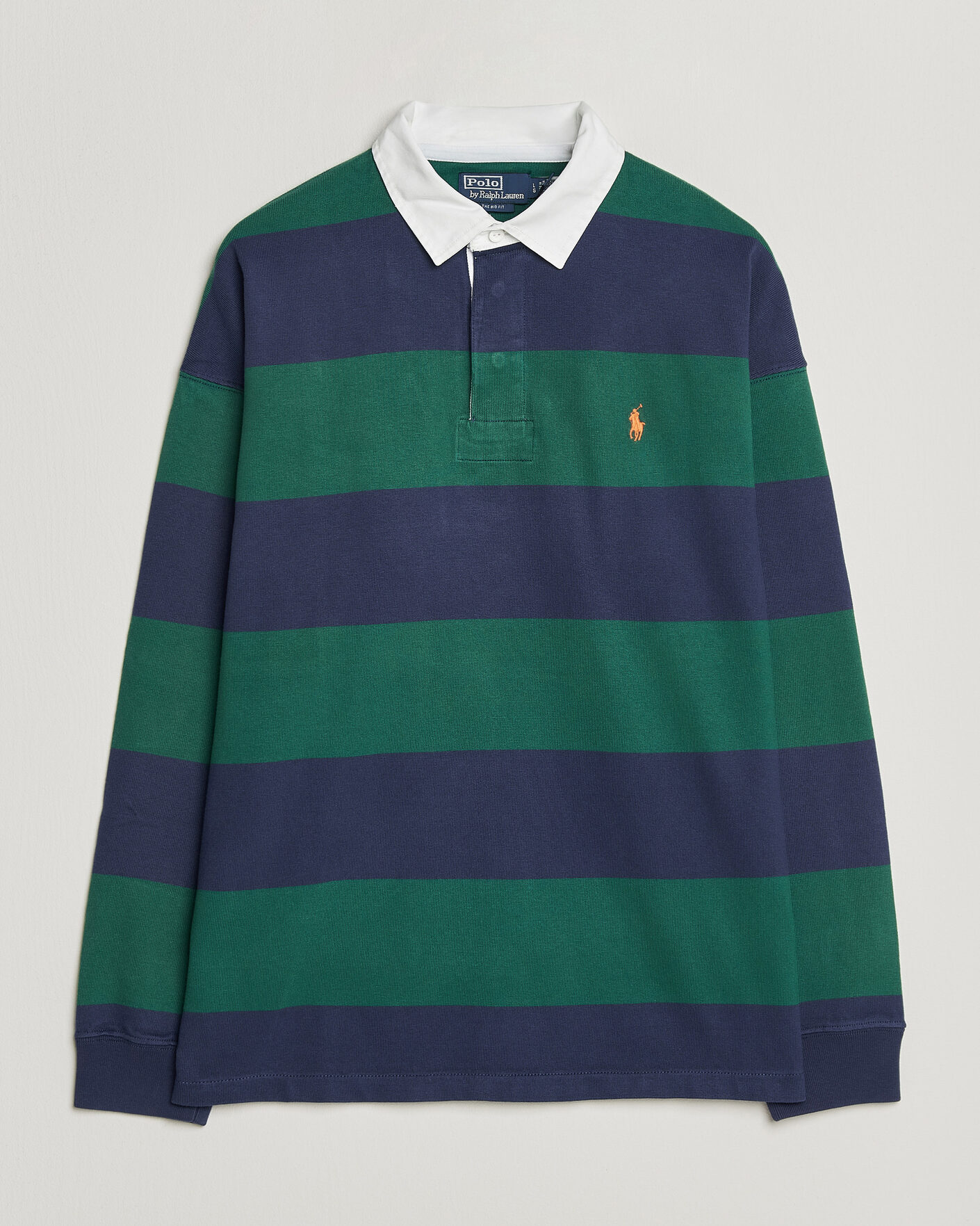 Herre | Gensere | Polo Ralph Lauren | Jersey Knitted Rugby Pullover Green/Cobolt