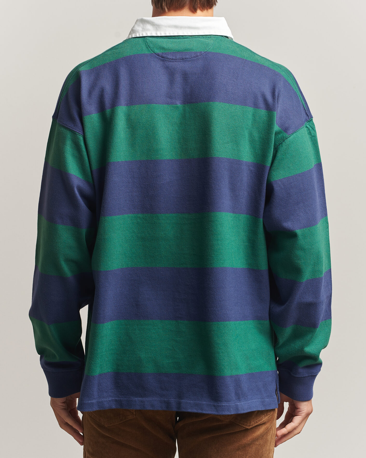 Herre | Gensere | Polo Ralph Lauren | Jersey Knitted Rugby Pullover Green/Cobolt