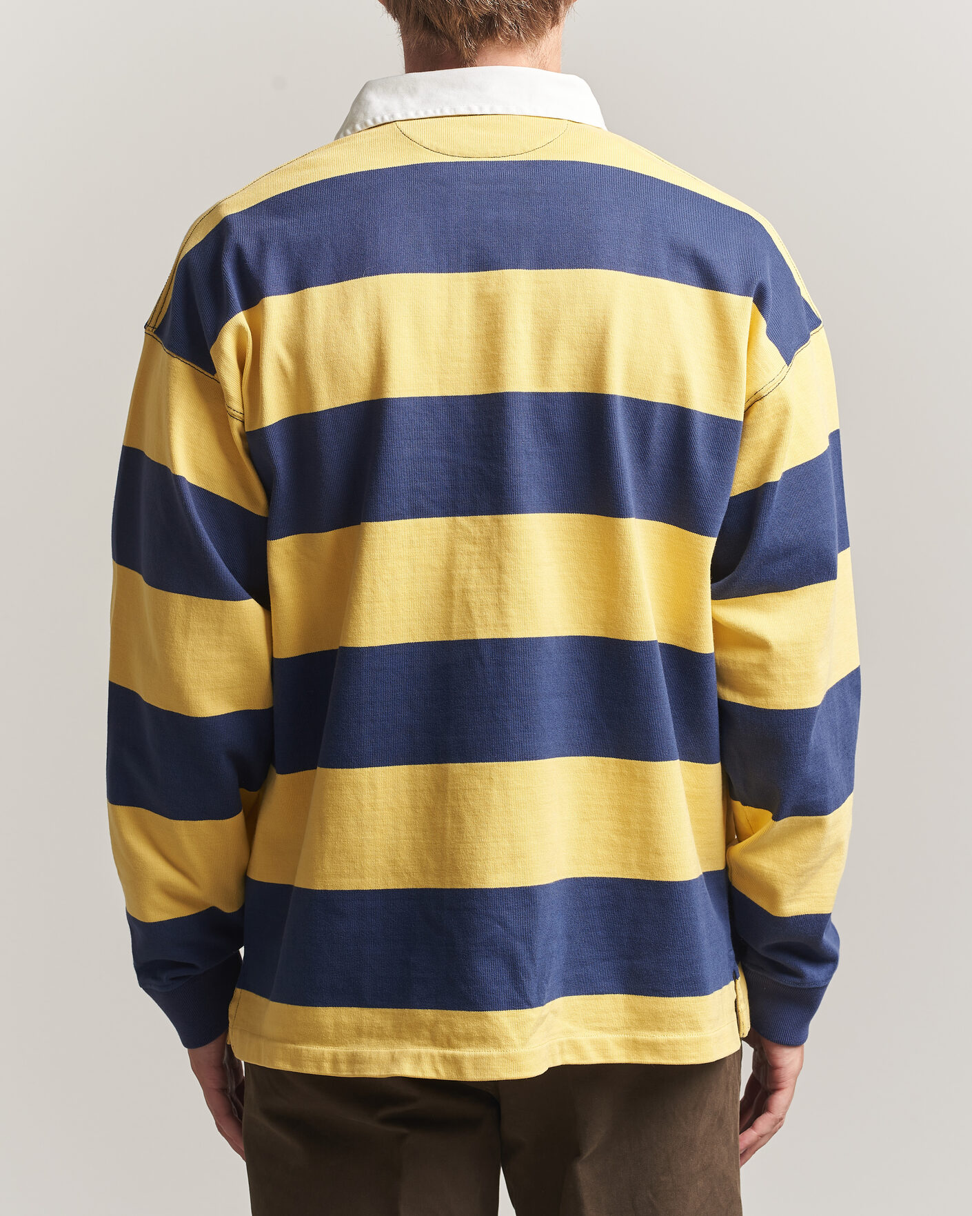 Herre | Gensere | Polo Ralph Lauren | Jersey Knitted Rugby Pullover Yellow/Cobolt