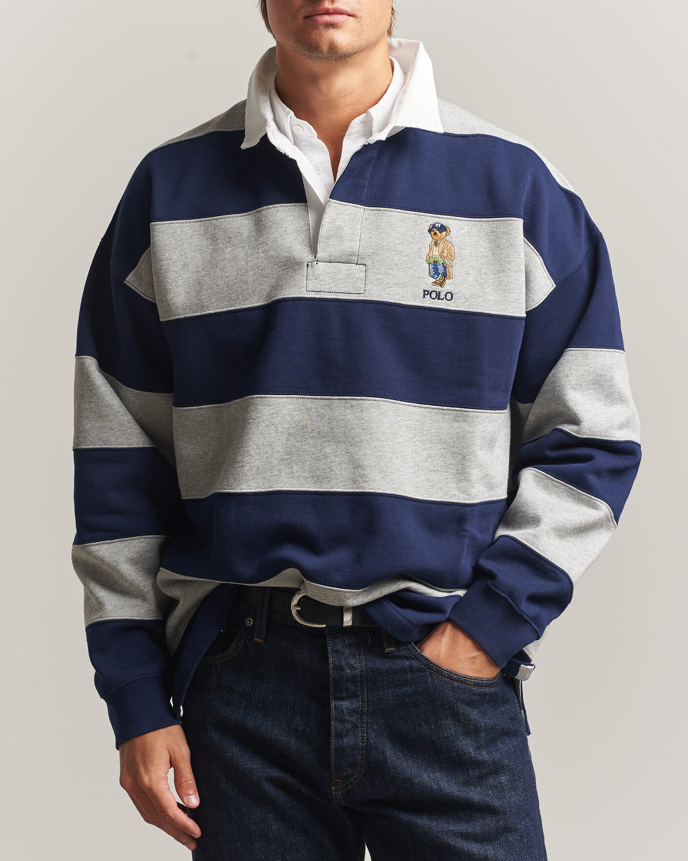 Herre | Gensere | Polo Ralph Lauren | Rugby Pullover Navy/Andover Heather