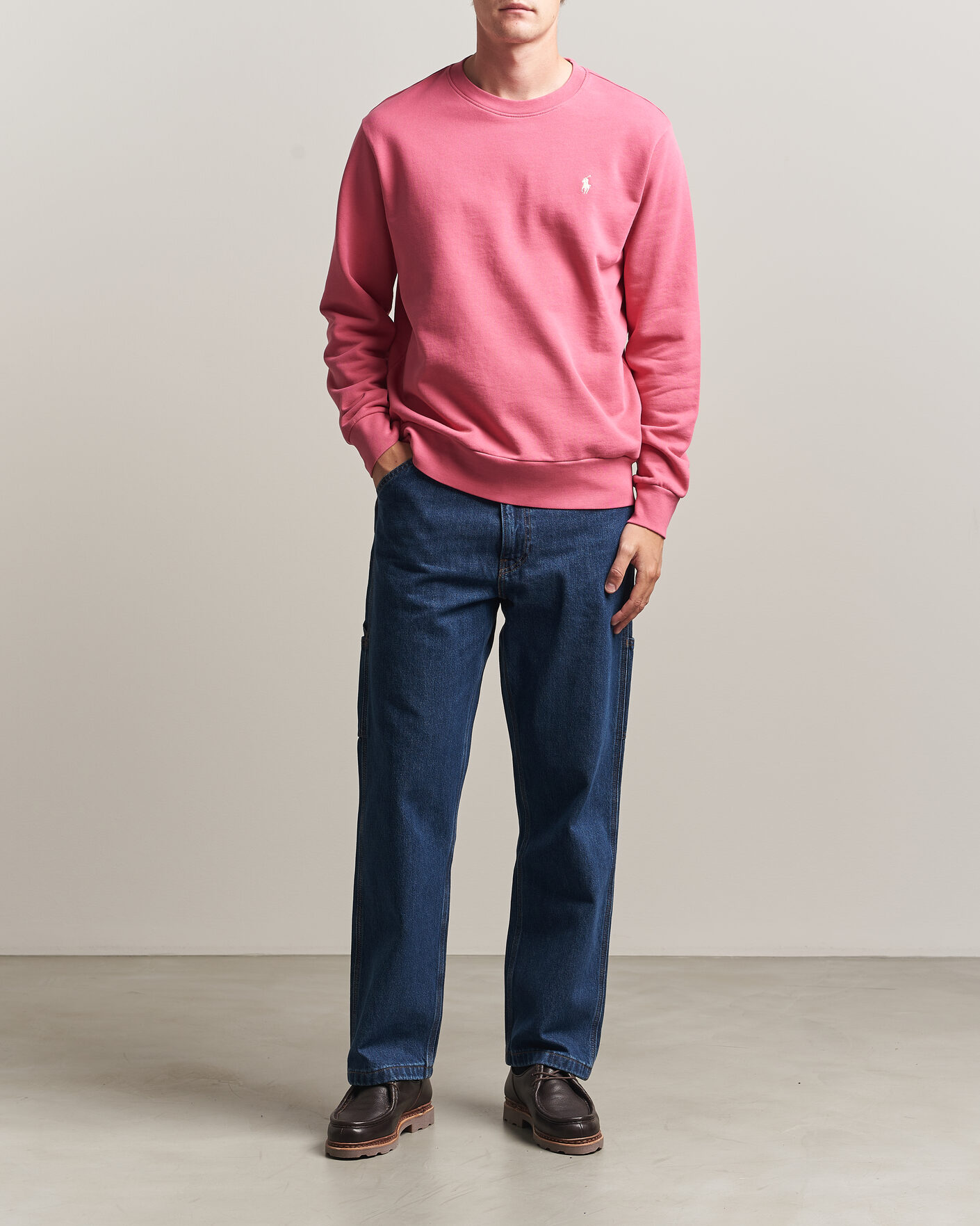 Herre | Gensere | Polo Ralph Lauren | Loopback Terry Sweatshirt Terrance Pink