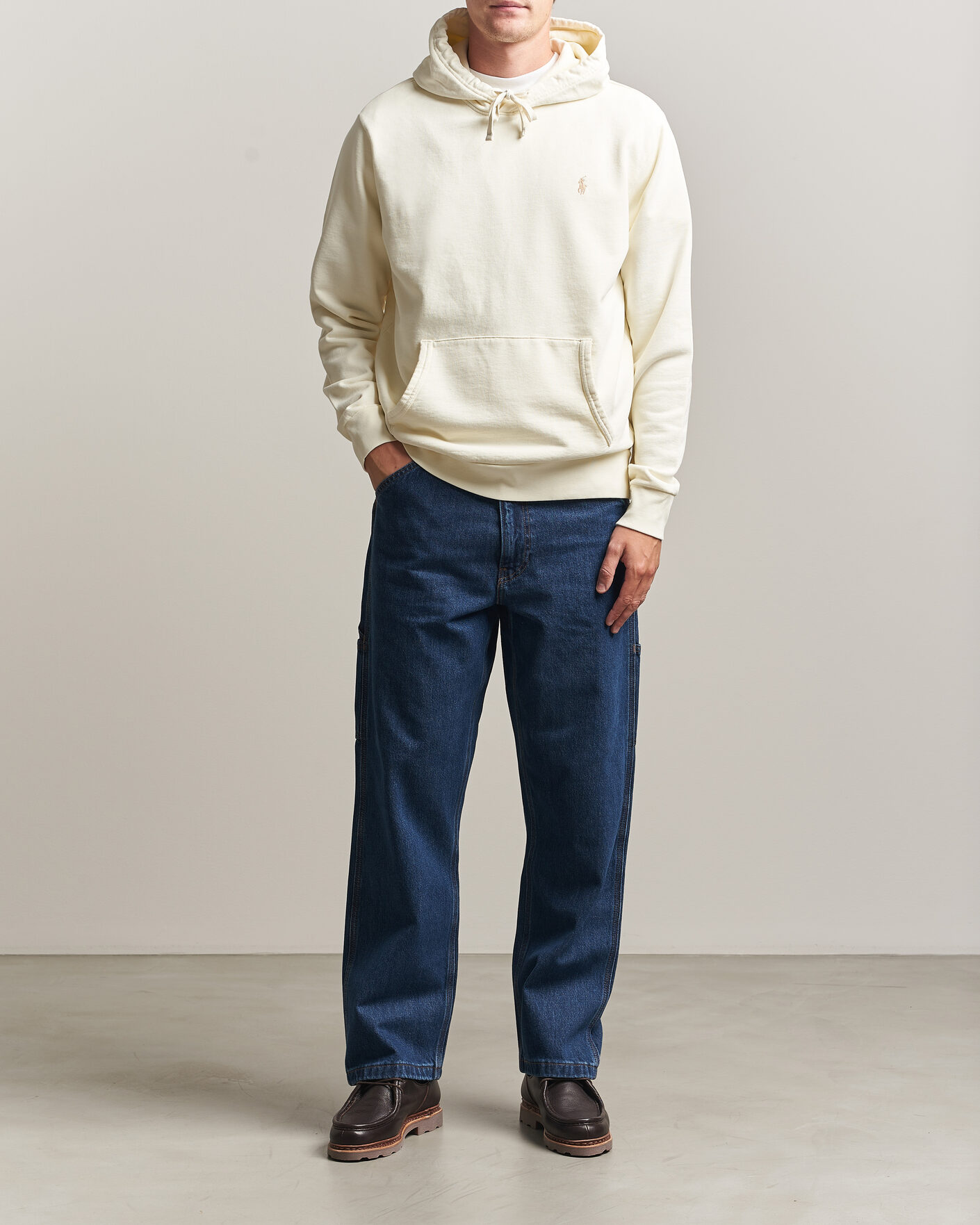 Herre | Gensere | Polo Ralph Lauren | Loopback Terry Hoodie Clubhouse Cream
