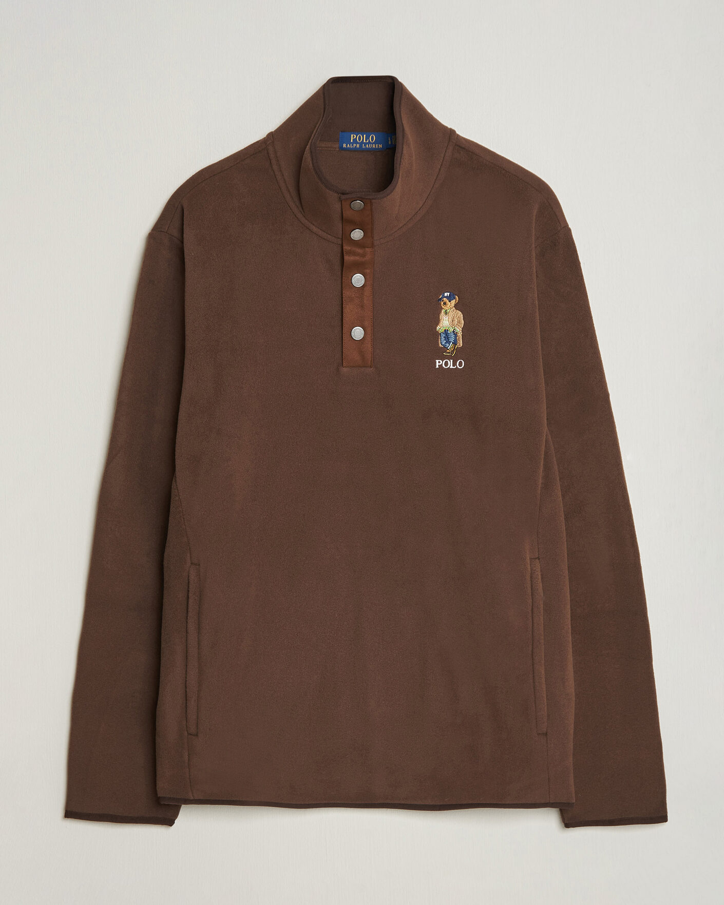 Herre | Gensere | Polo Ralph Lauren | Fleece Pullover Sweatshirt Luggage Brown
