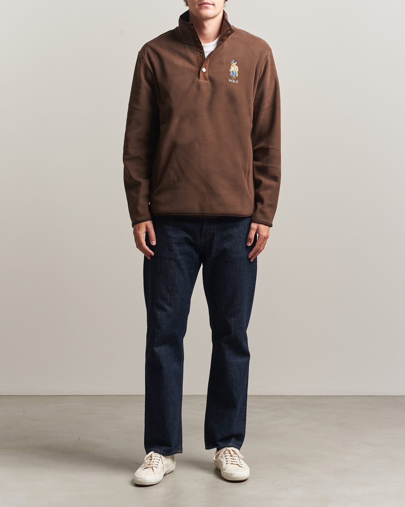 Herre | Gensere | Polo Ralph Lauren | Fleece Pullover Sweatshirt Luggage Brown