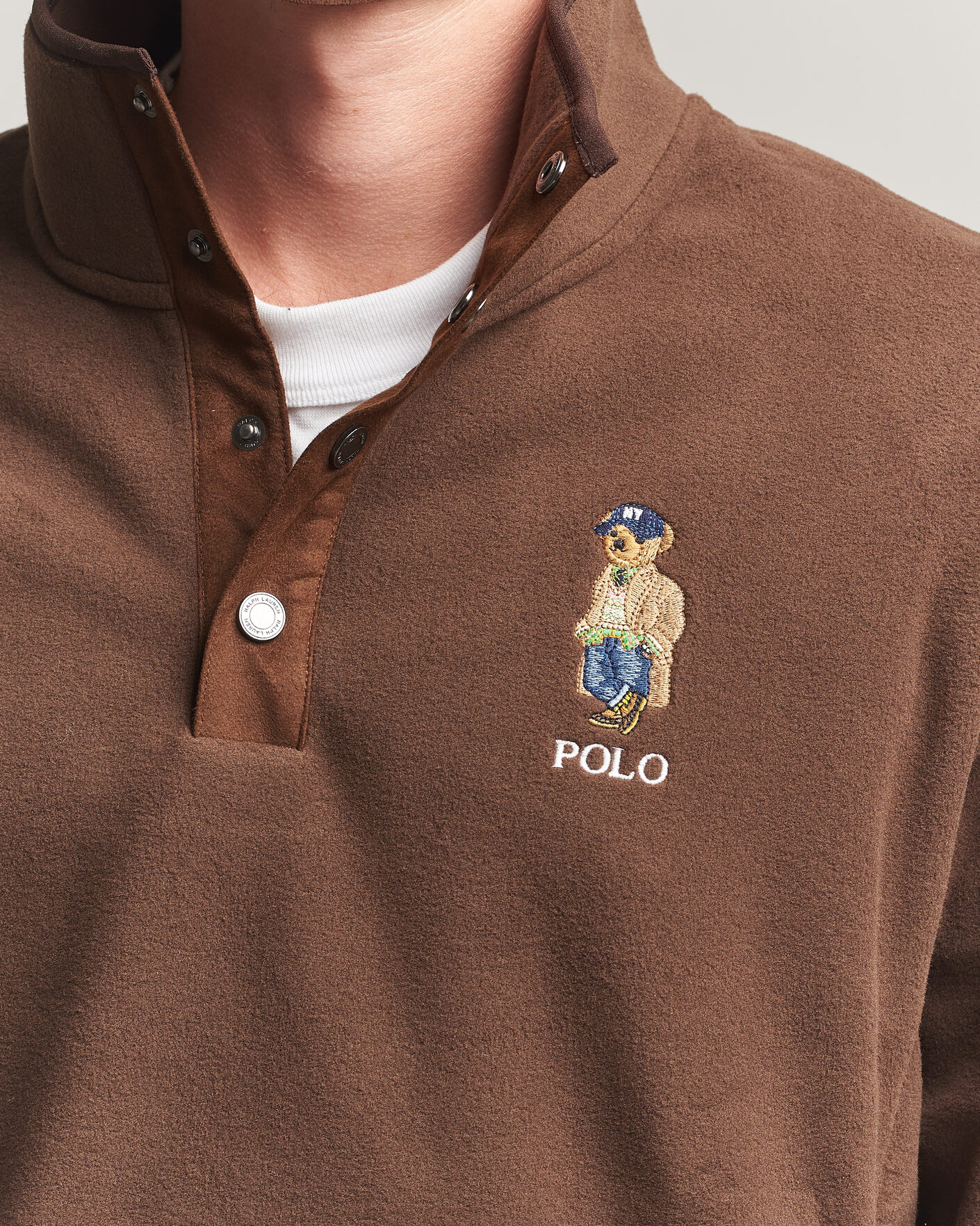 Herre | Gensere | Polo Ralph Lauren | Fleece Pullover Sweatshirt Luggage Brown