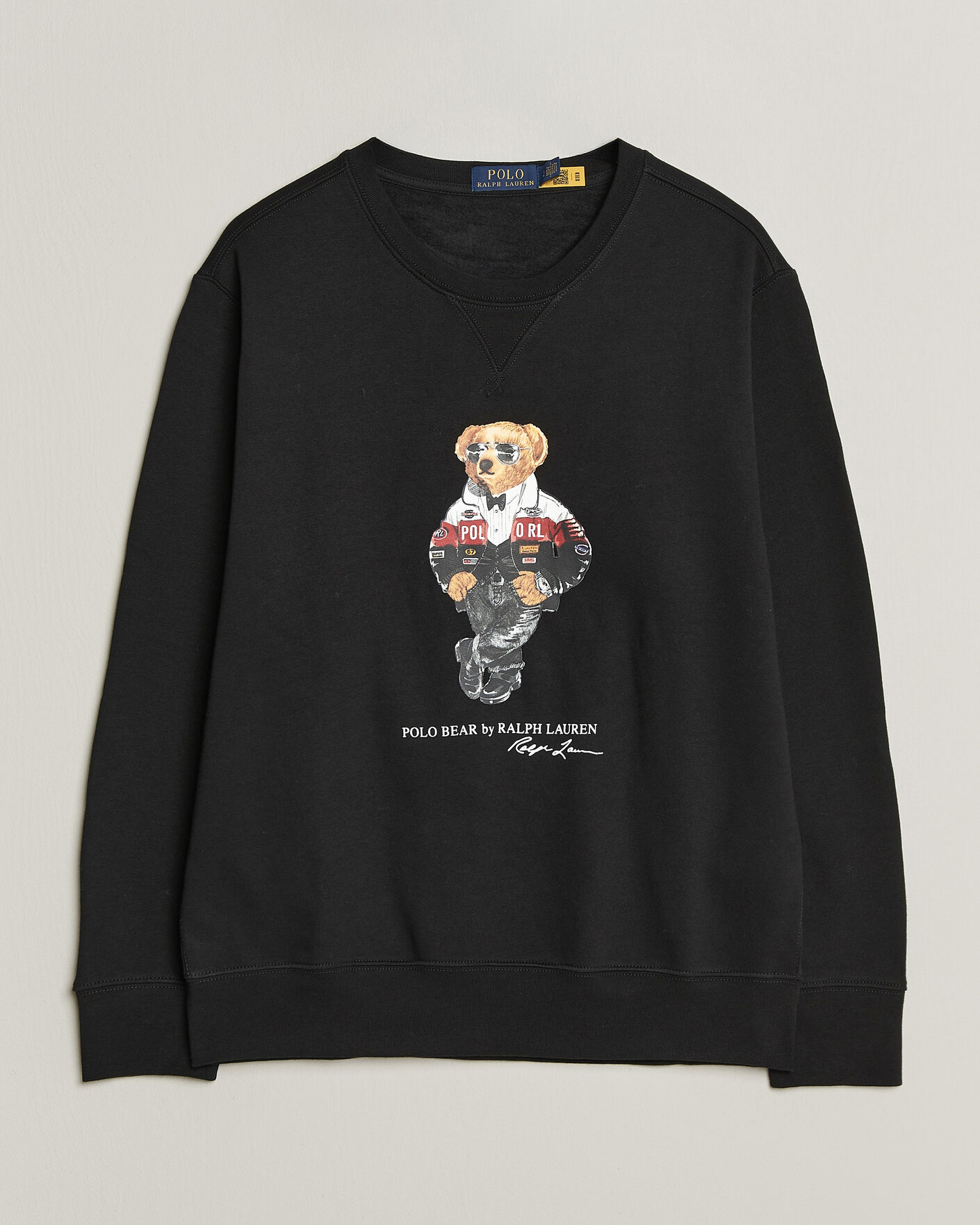 Herre | Gensere | Polo Ralph Lauren | Fleece Bear Sweatshirt Polo Black