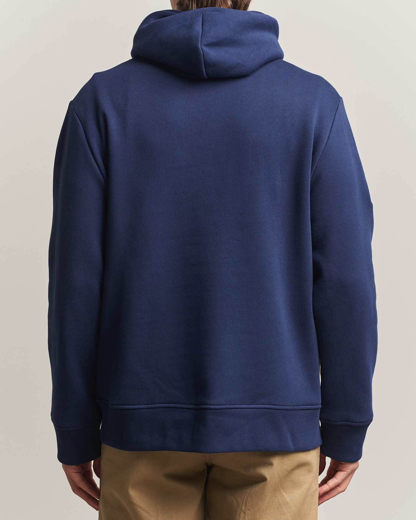 Herre | Gensere | Polo Ralph Lauren | Diagonal Stripe Big Pony Hoodie Newport Navy