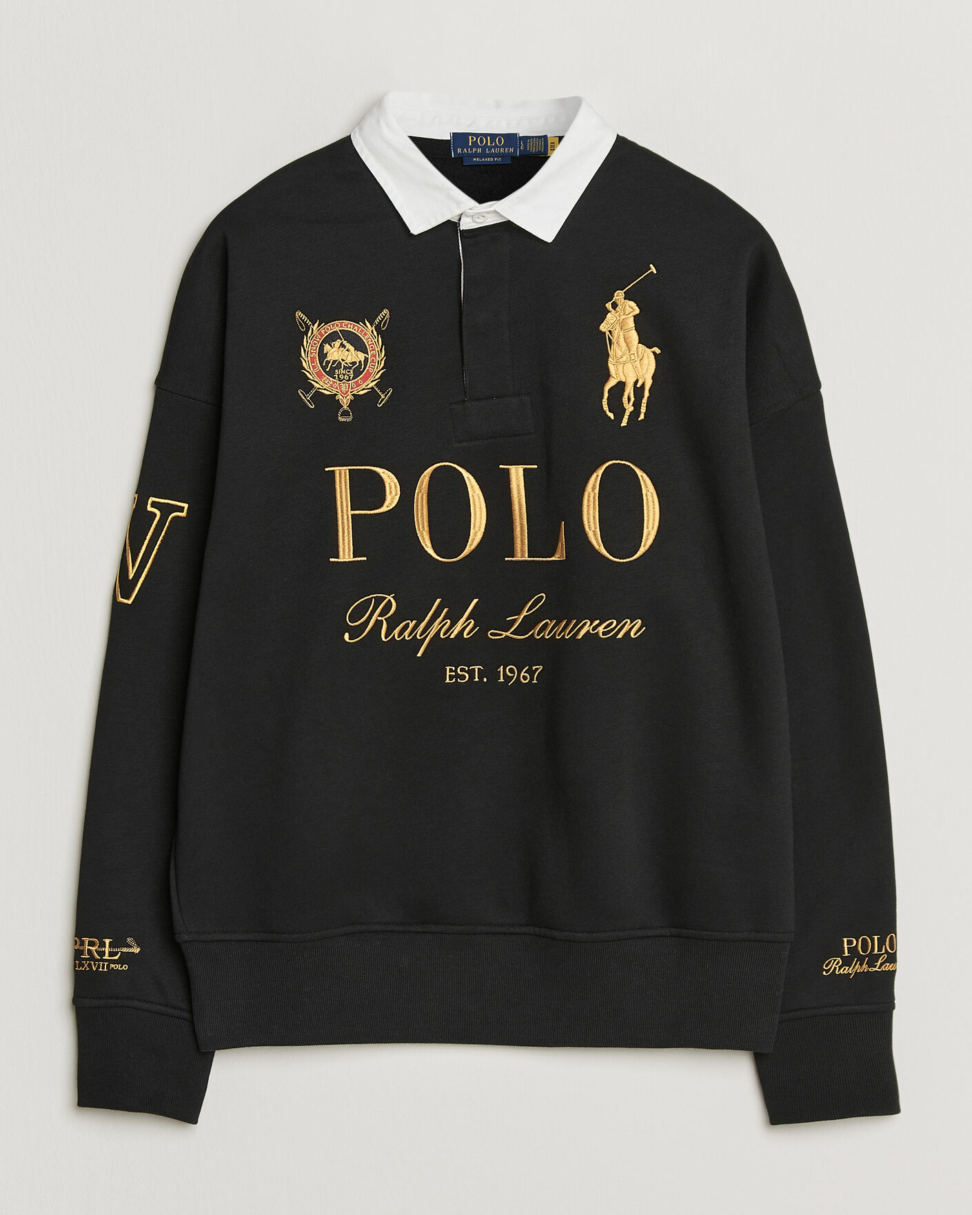 Herre | Gensere | Polo Ralph Lauren | Magic Fleece Printed Sweatshirt Polo Black