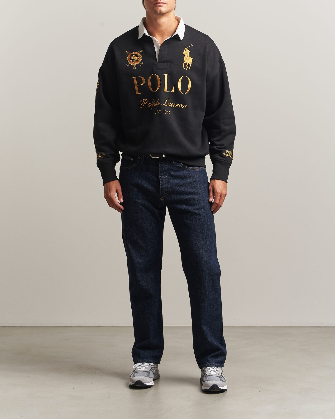 Herre | Gensere | Polo Ralph Lauren | Magic Fleece Printed Sweatshirt Polo Black