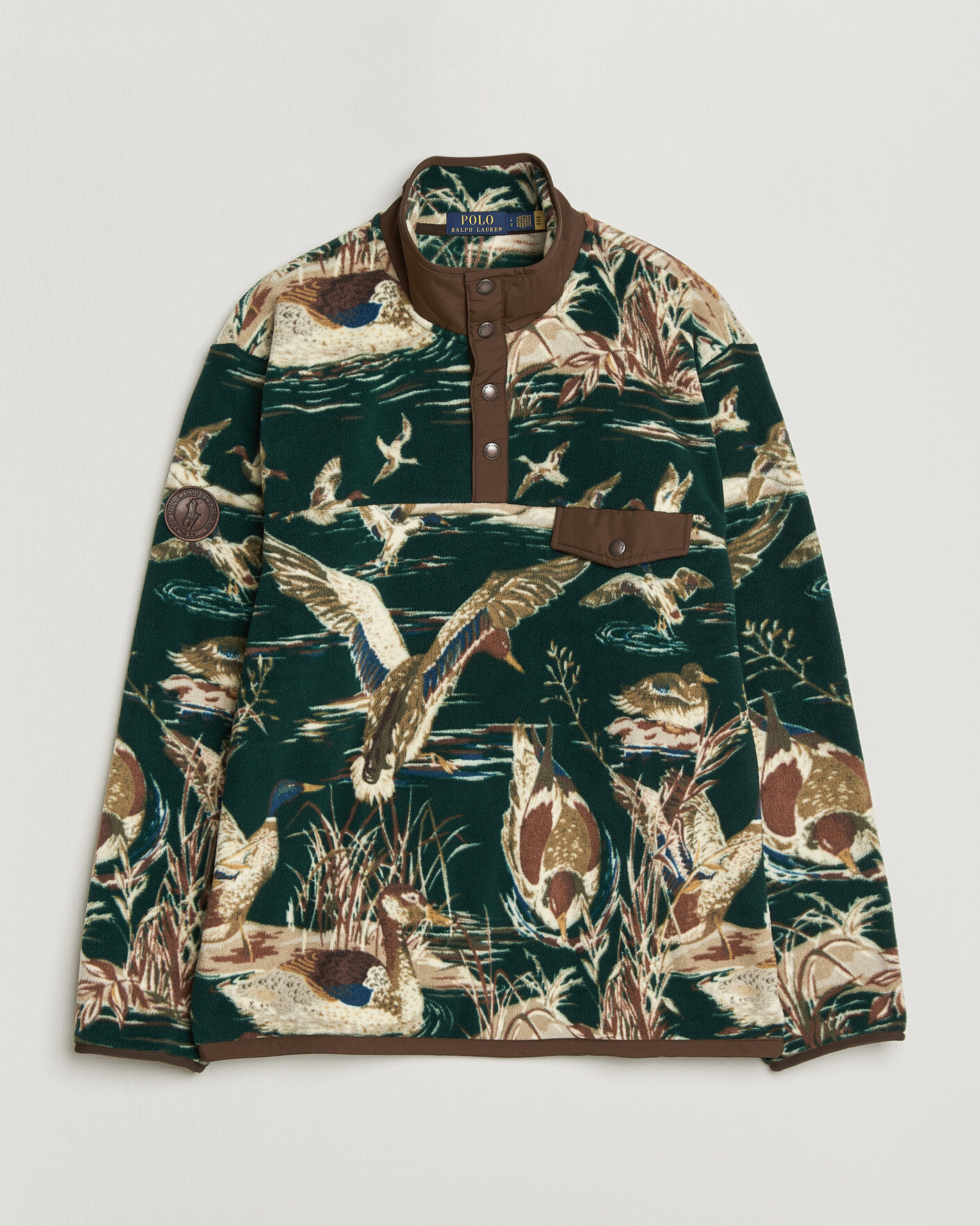 Herre | Gensere | Polo Ralph Lauren | Printed Vintage Fleece Pullover Duck Pond Scenic