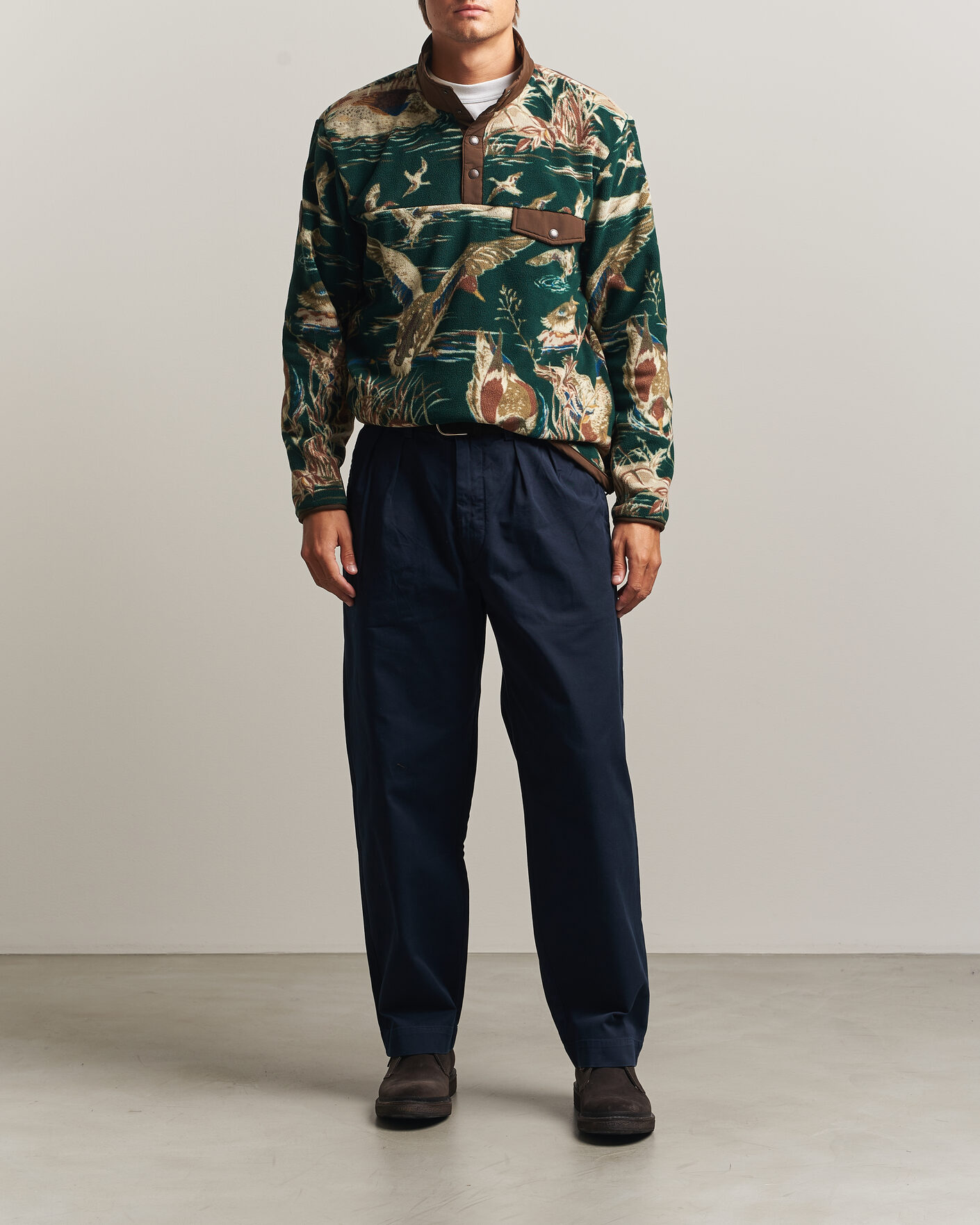 Herre | Gensere | Polo Ralph Lauren | Printed Vintage Fleece Pullover Duck Pond Scenic