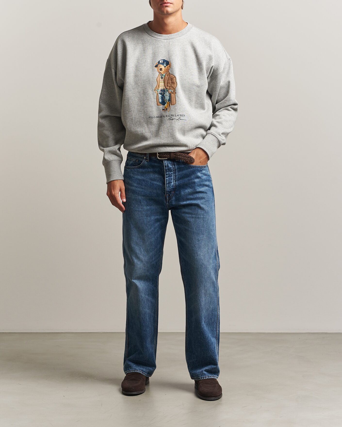 Herre | Gensere | Polo Ralph Lauren | Athletic Fleece Bear Sweatshirt Andover Heather