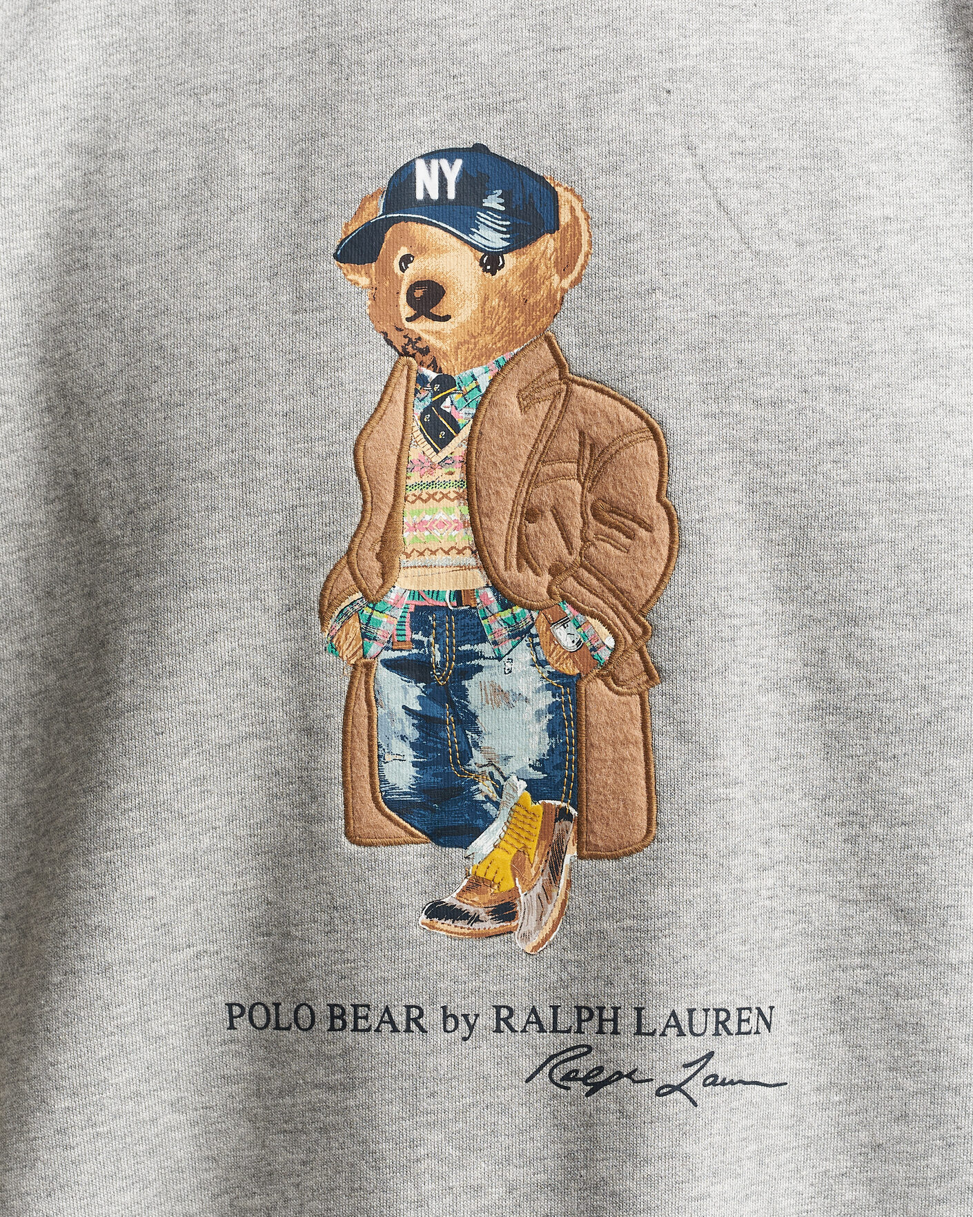 Herre | Gensere | Polo Ralph Lauren | Athletic Fleece Bear Sweatshirt Andover Heather