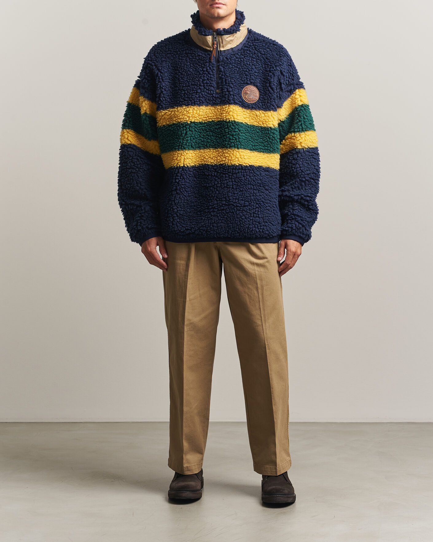Herre | Gensere | Polo Ralph Lauren | Shaggy Hi Pile Pullover Cruise Navy
