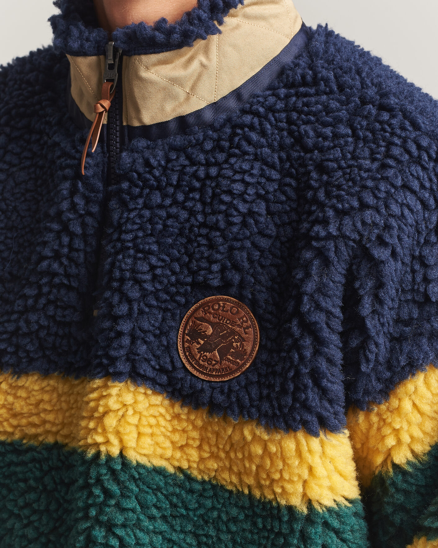Herre | Gensere | Polo Ralph Lauren | Shaggy Hi Pile Pullover Cruise Navy