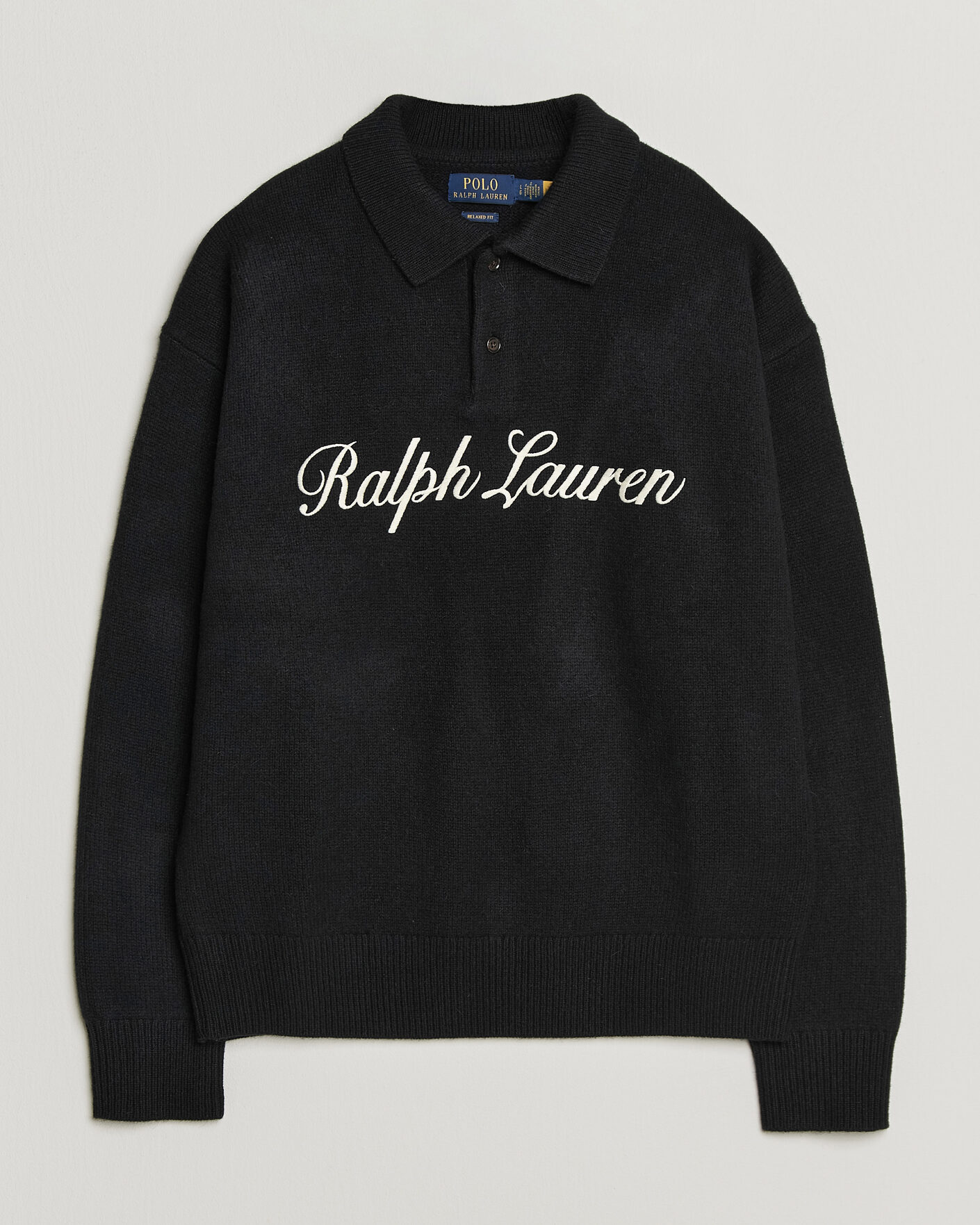 Herre | Gensere | Polo Ralph Lauren | Wool/Alpaca Rugby Sweater Polo Black