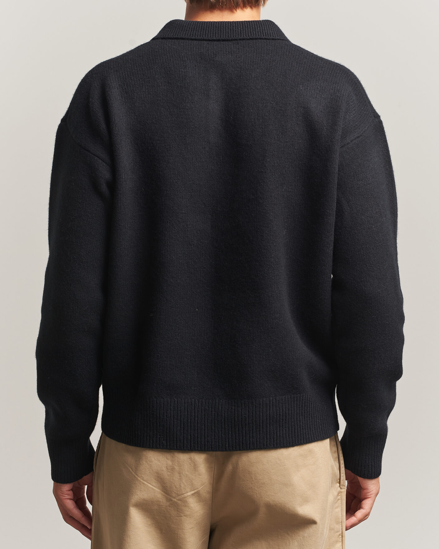 Herre | Gensere | Polo Ralph Lauren | Wool/Alpaca Rugby Sweater Polo Black
