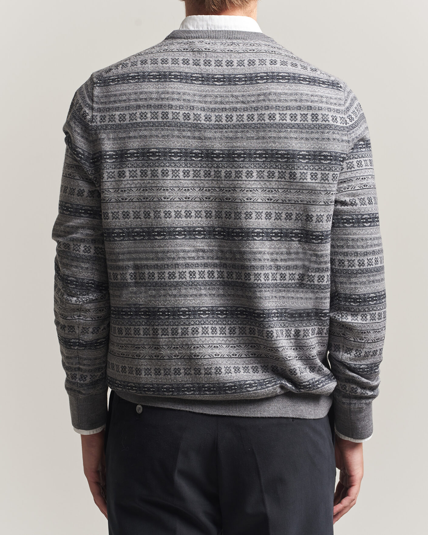 Herre | Gensere | Polo Ralph Lauren | Fair Isle Merino Sweater Grey Combo