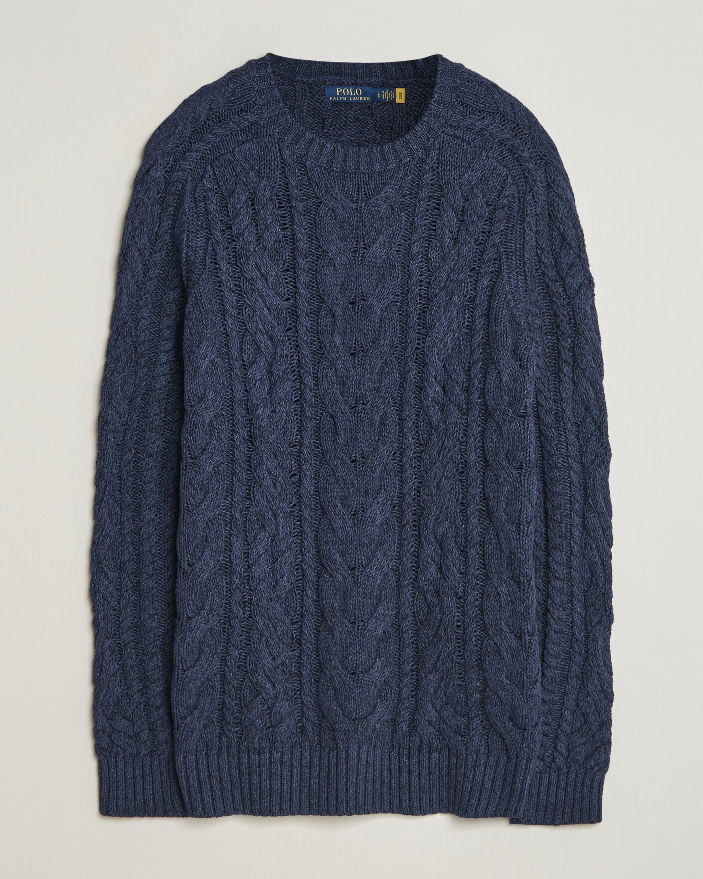 Herre | Gensere | Polo Ralph Lauren | Cotton Marl Pullover Navy Combo
