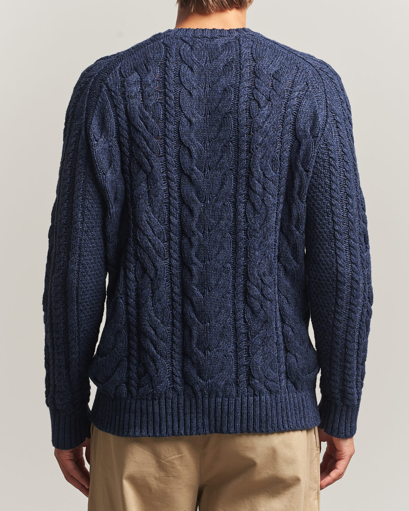 Herre | Gensere | Polo Ralph Lauren | Cotton Marl Pullover Navy Combo