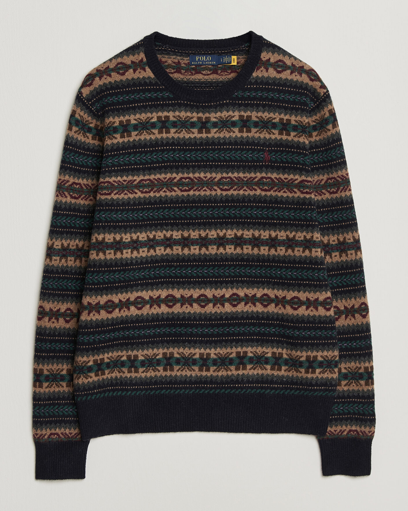 Herre | Gensere | Polo Ralph Lauren | Fair Isle Wool Sweater Navy Combo