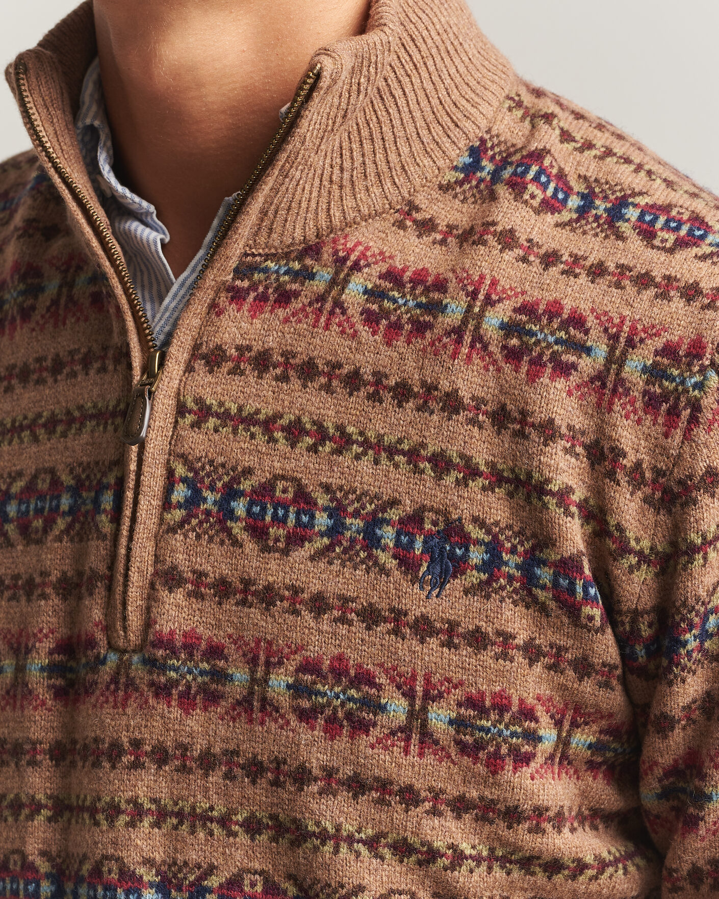 Herre | Gensere | Polo Ralph Lauren | Fair Isle Wool Half-Zip Multi Combo