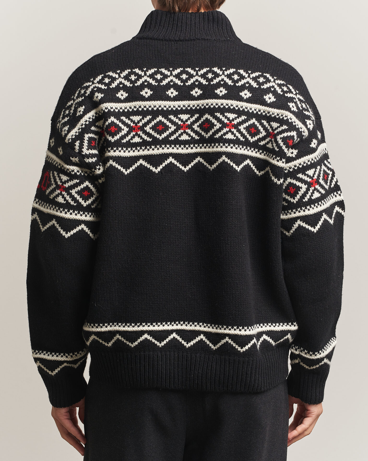 Herre | Gensere | Polo Ralph Lauren | Wool Cotton Blend Sweater Black Combo