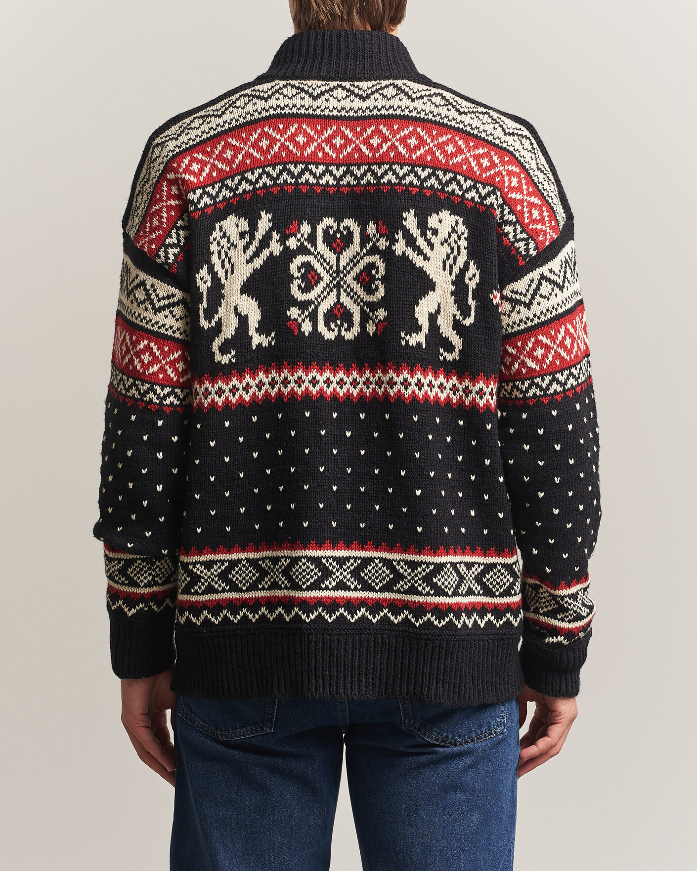 Herre | Gensere | Polo Ralph Lauren | Cotton/Cashmere Cardigan Black Combo