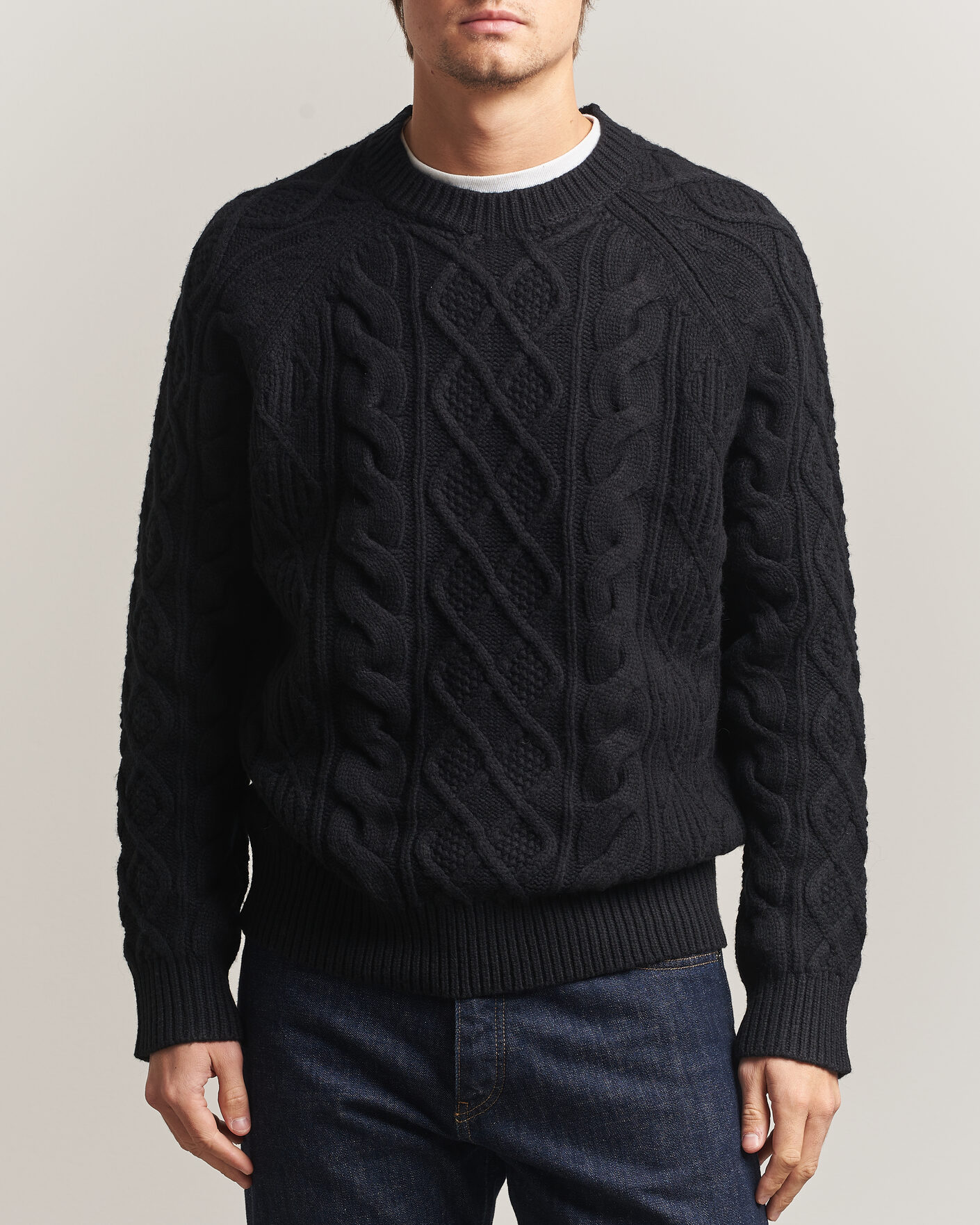 Herre | Gensere | Polo Ralph Lauren | Wool/Alpaca Pullover Polo Black