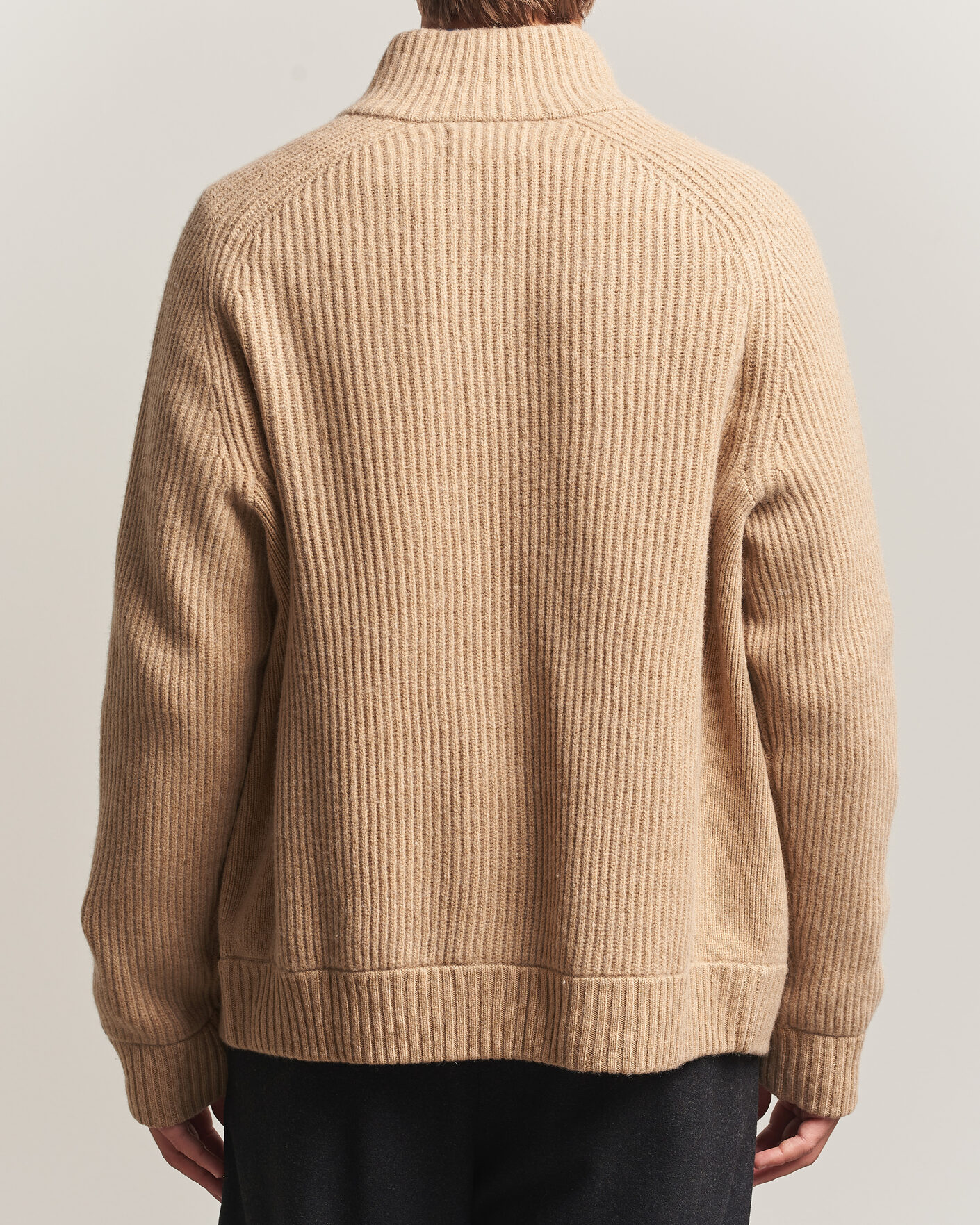 Herre | Gensere | Polo Ralph Lauren | Wool/Cashmere Full-Zip Camel Melange