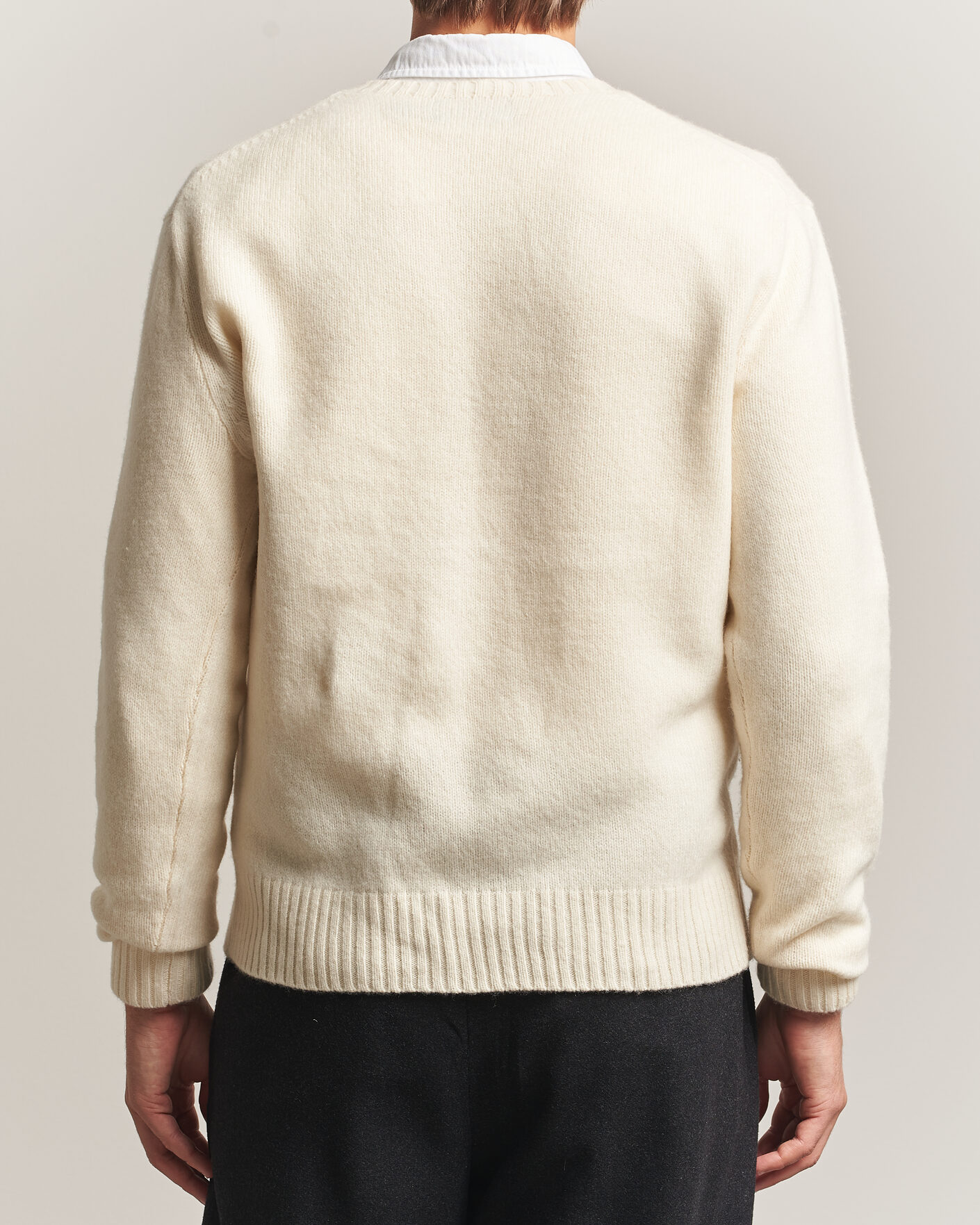 Herre | Gensere | Polo Ralph Lauren | Wool Blend Bear Sweater Authentic Cream
